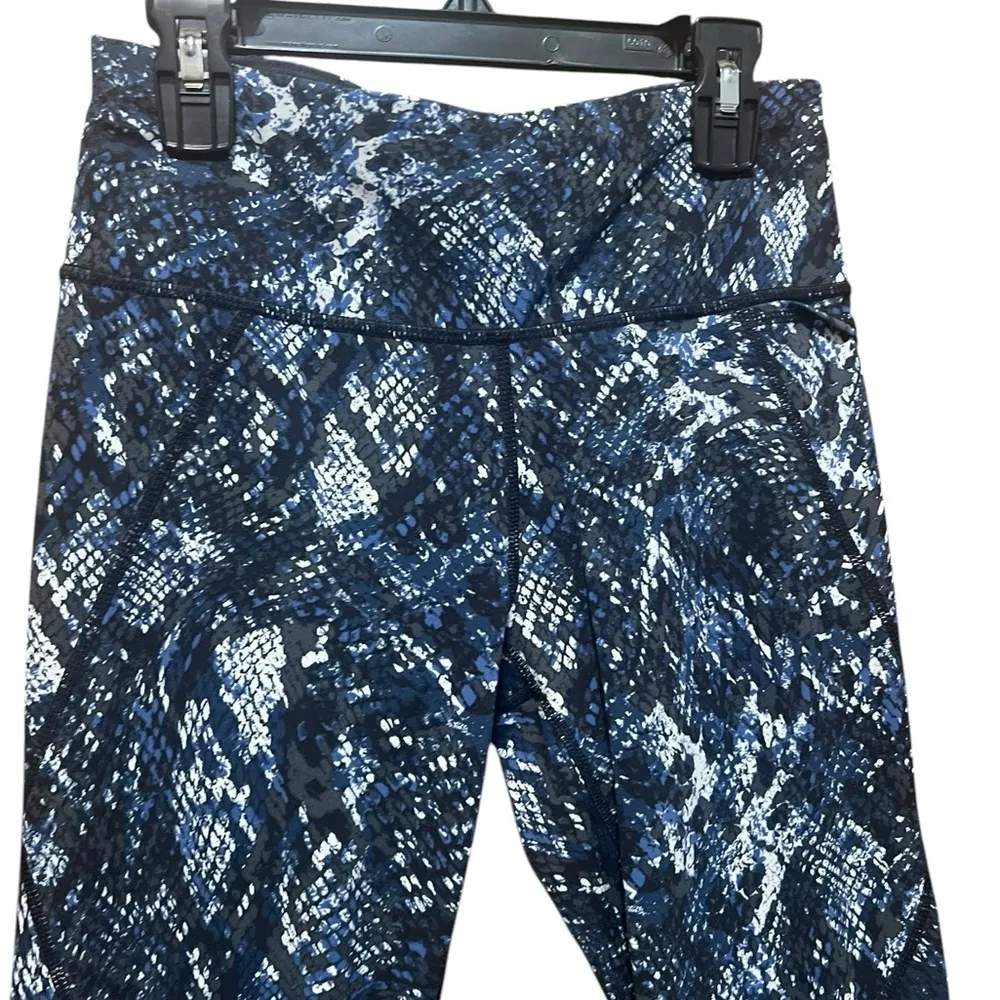 Sweaty Betty Power 7/8 Leggings Leggings Blue Snake Size XS - Image 8