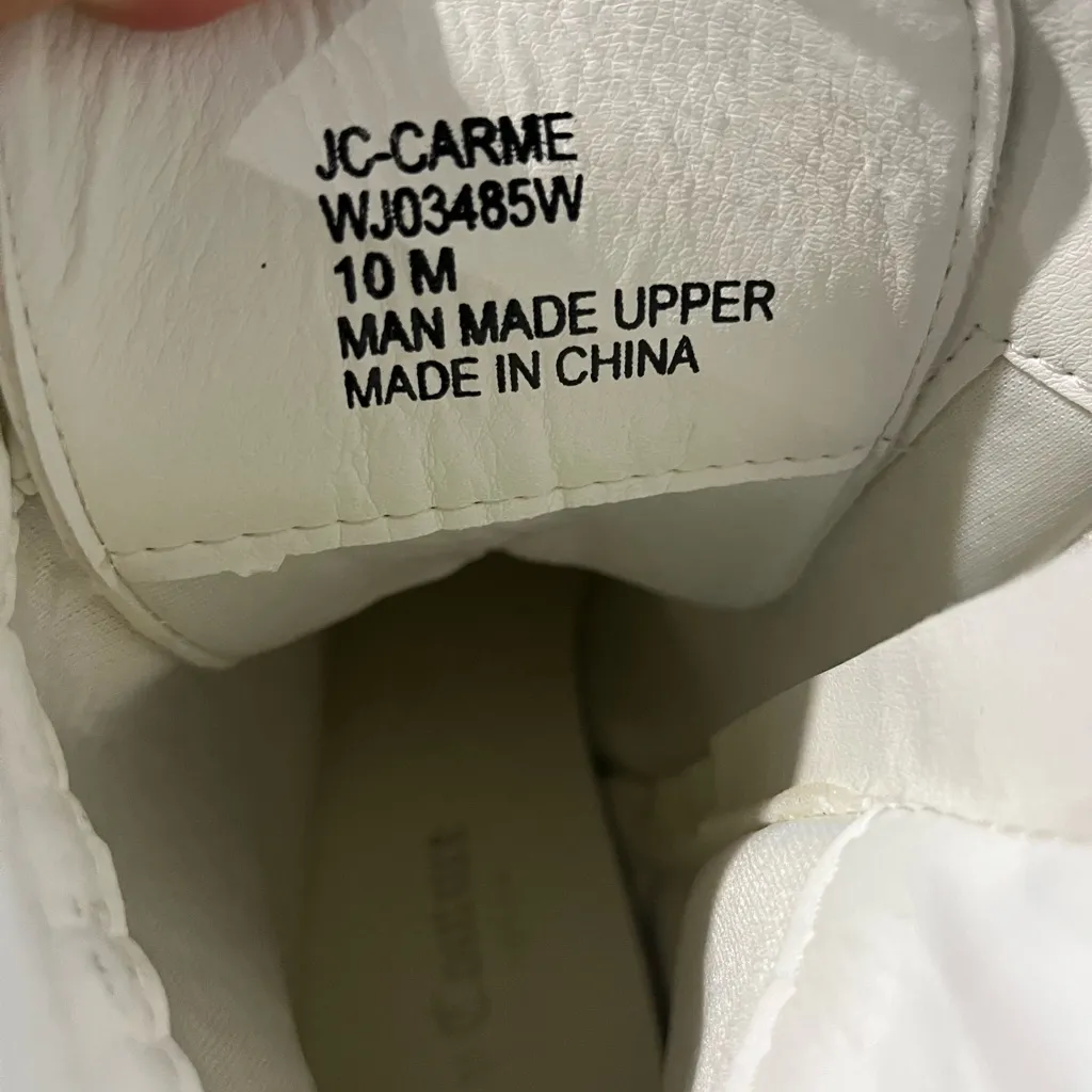 Juicy Couture  White Boots JC-Carme  Chunky Heal  Size 10 - Image 9