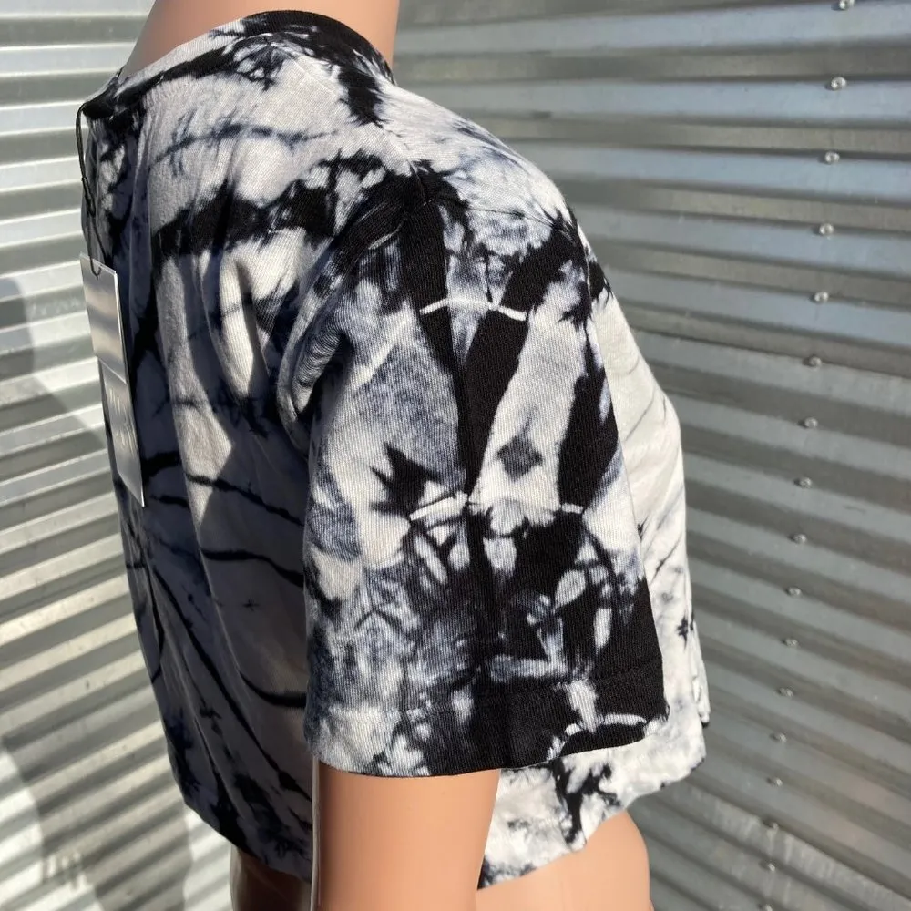 NWT Zara Tie Dye Cropped T-Shirt 100% Cotton - Image 7