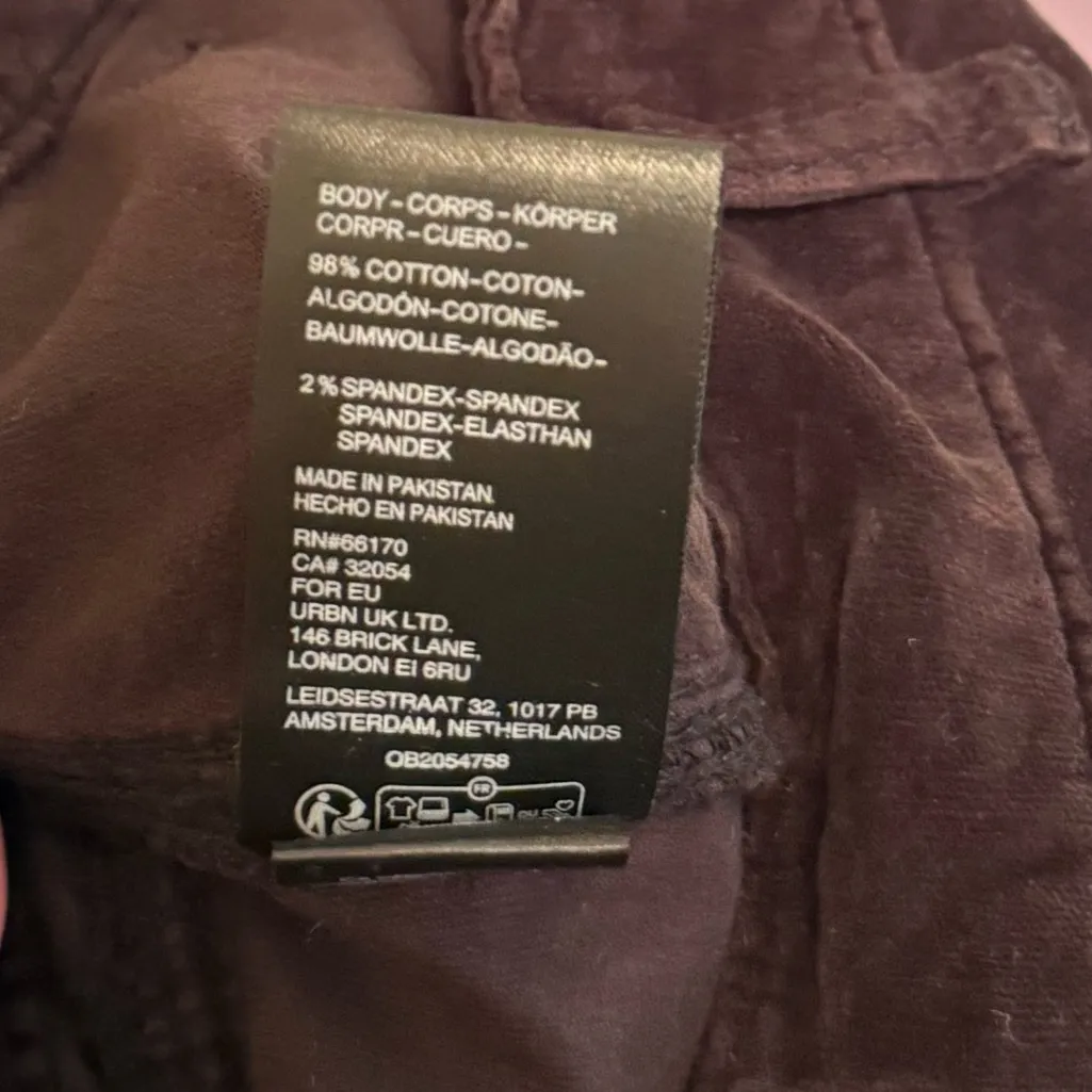 FREE PEOPLE High Time Velvet Kick Flare Pants NWT Black - Image 6