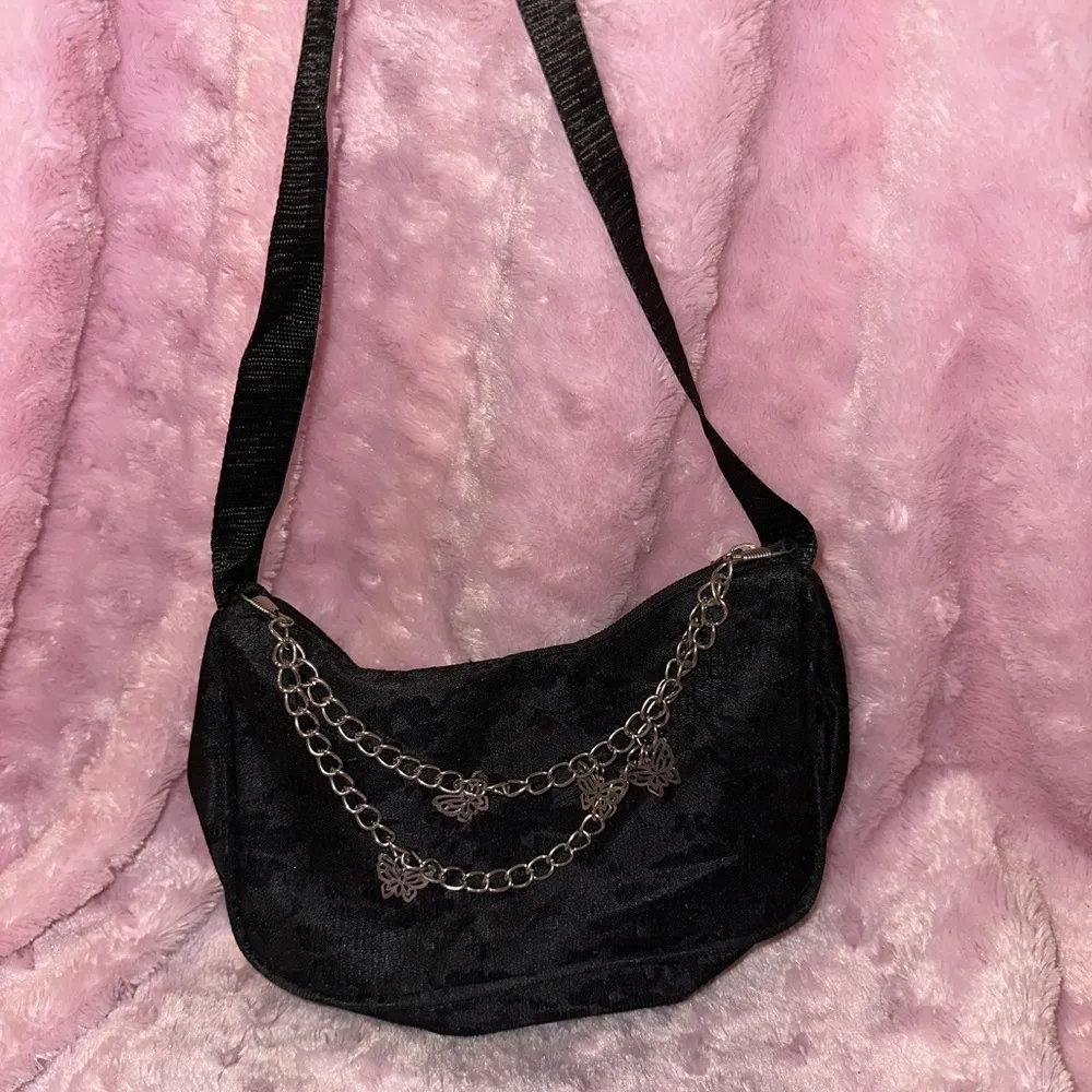 butterfly chain baguette bag - Image 2