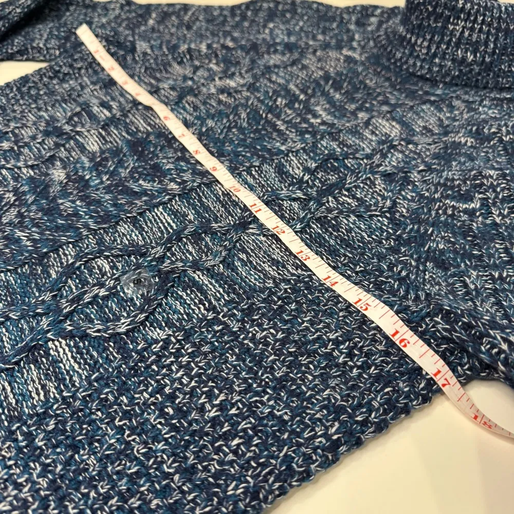 NWT EXPRESS WOMENS KNIT BLUE TURTLENECK SWEATER SIZE SMALL - Image 6