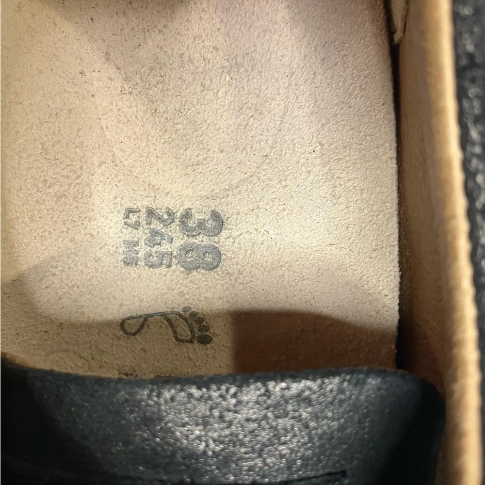 Birkenstock Arran sneakers shimmery black comfort‎ shoes women’s size 38 / 7 - Image 8