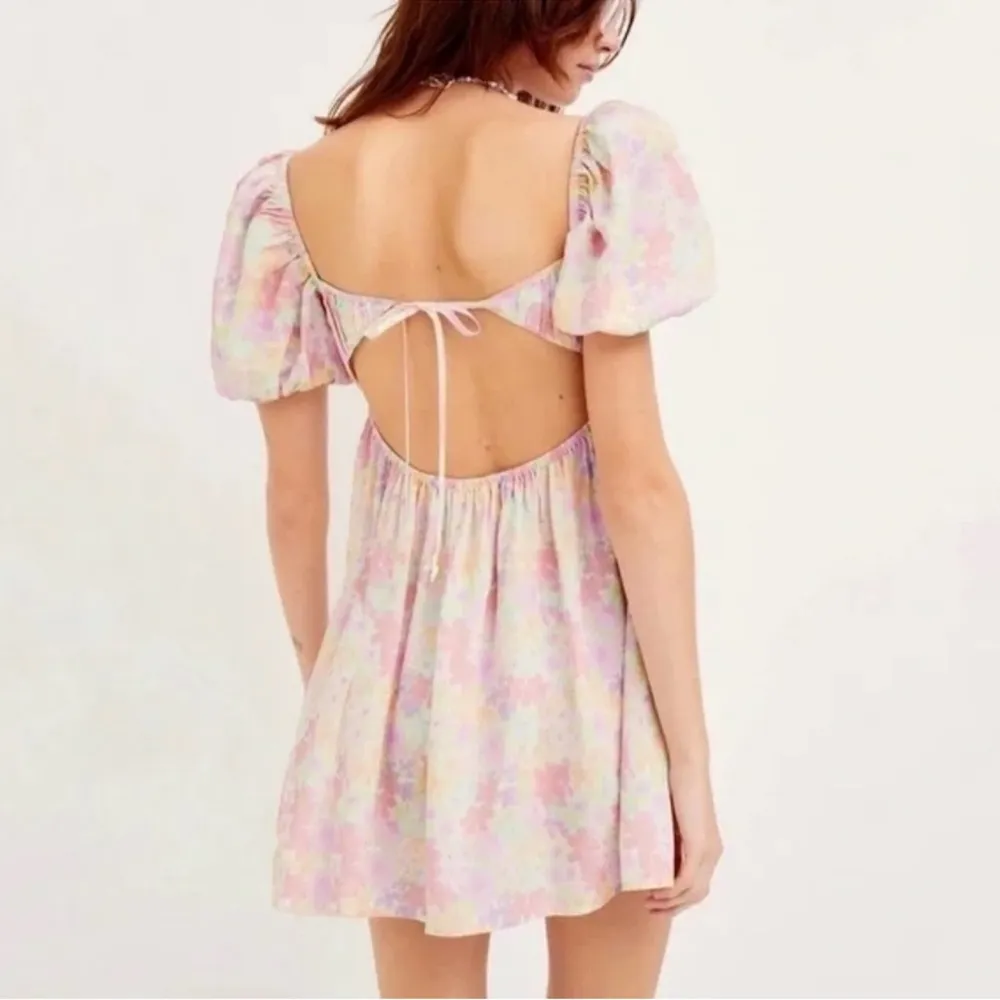 NWOT For Love And Lemons Kennedy Floral Print Mini Dress size xs - Image 2