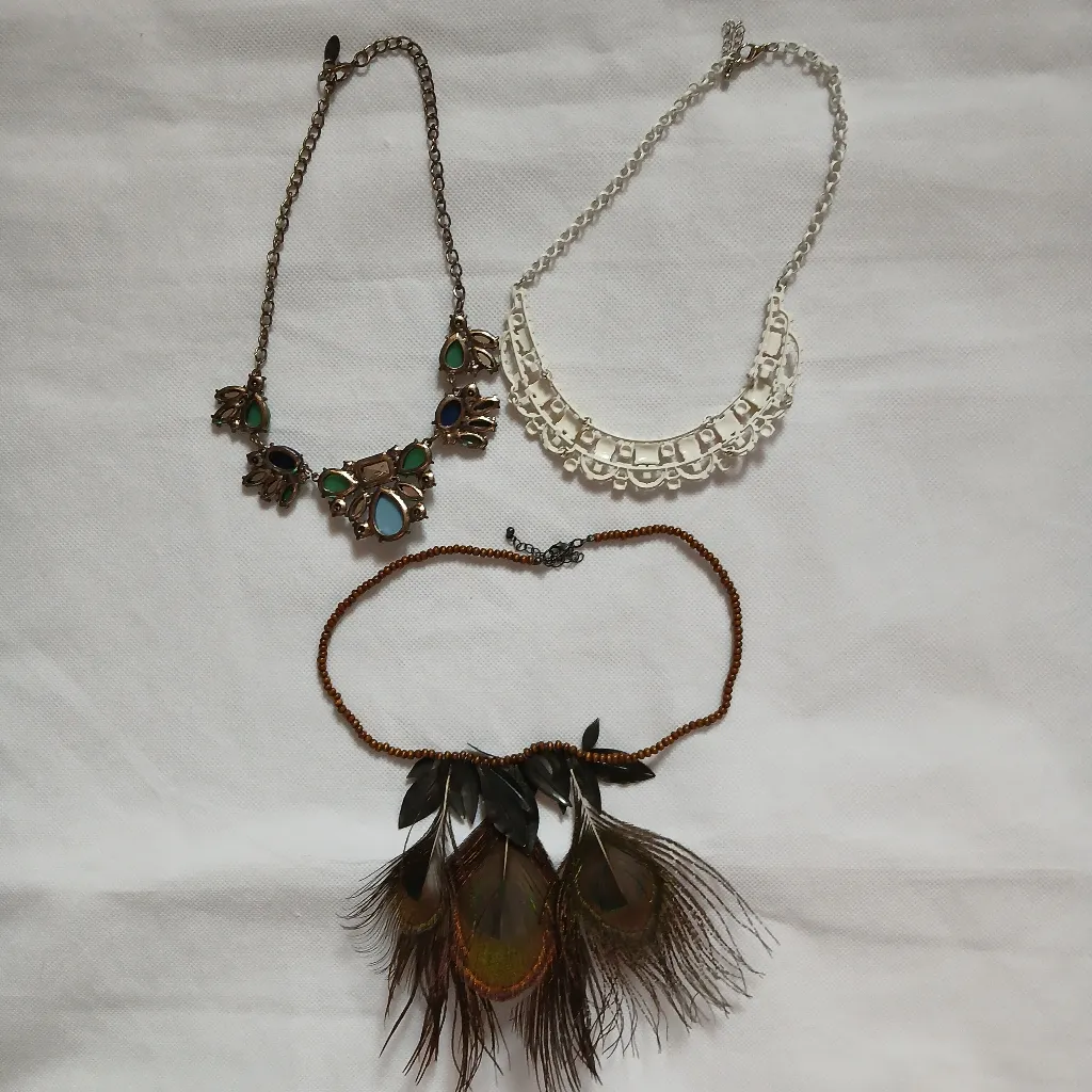 6 Beaded, Gemstone, and Statement Necklaces - Image 11