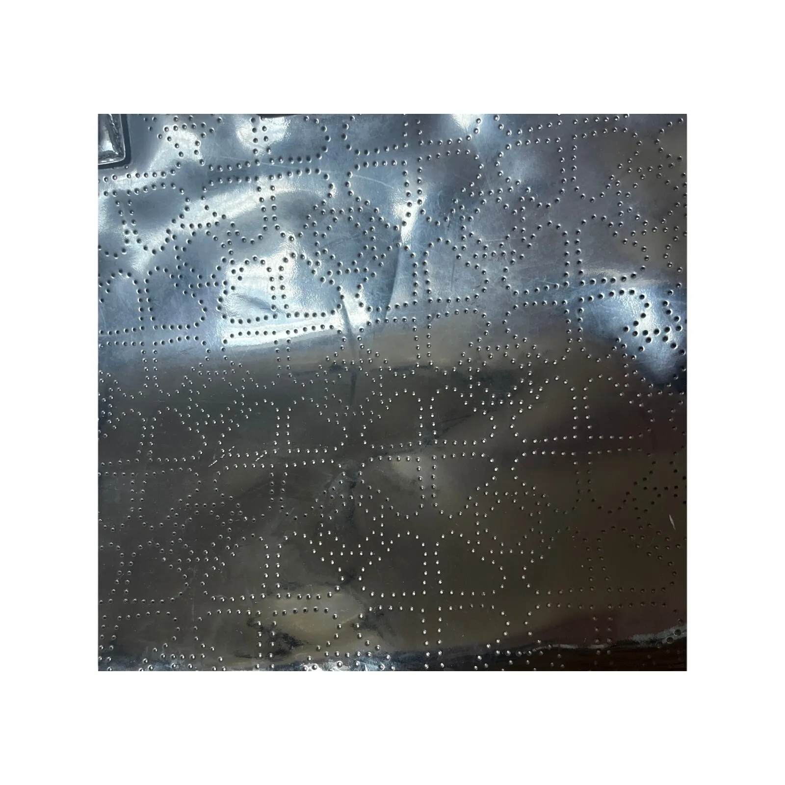 Kate Spade Large Harmony Metro Perforated Black Patent Leather Bag - Image 8