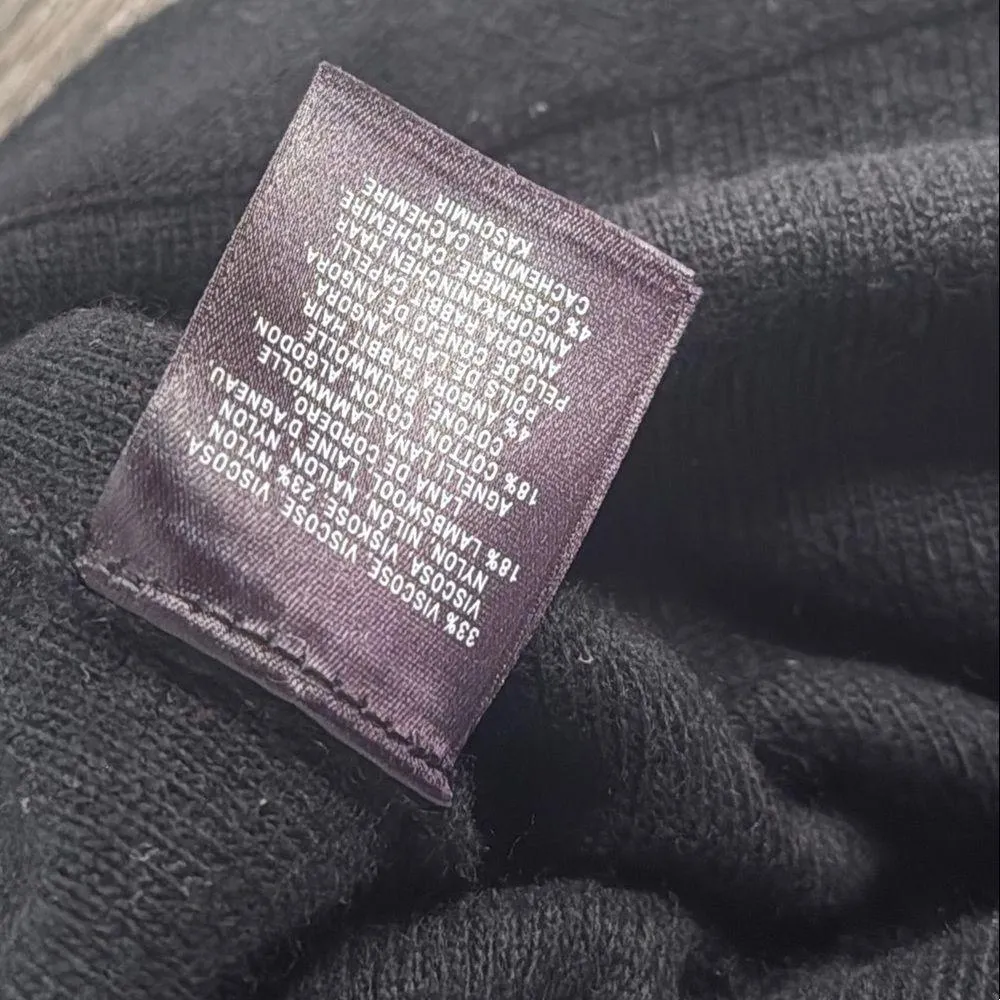 Mini Sparrow Colorblock Lambswool Mini Dress Medium Business Casual Gray Size L - Image 6