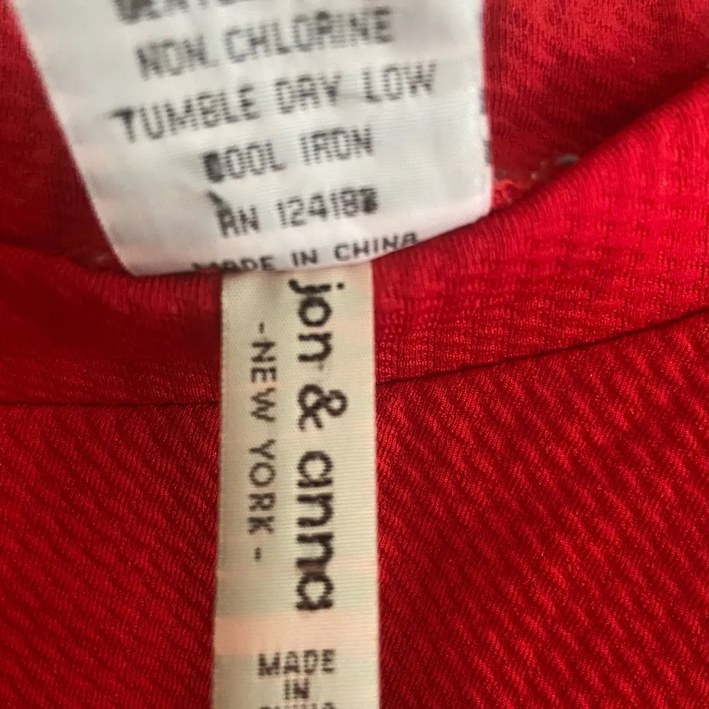 Jon & Anna A-Line Red Skirt - Image 3