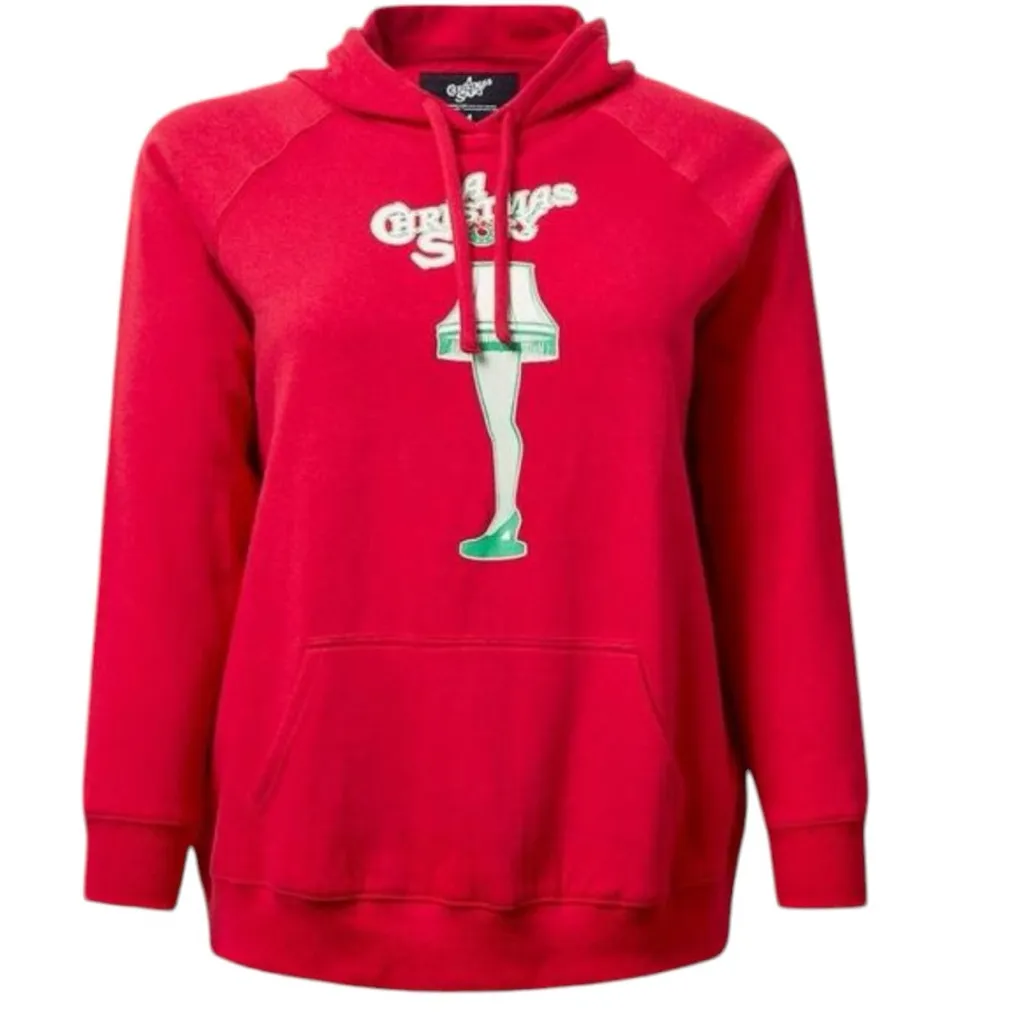Size 1X: Torrid A Christmas Story Cozy Fleece Hoodie - Image 3