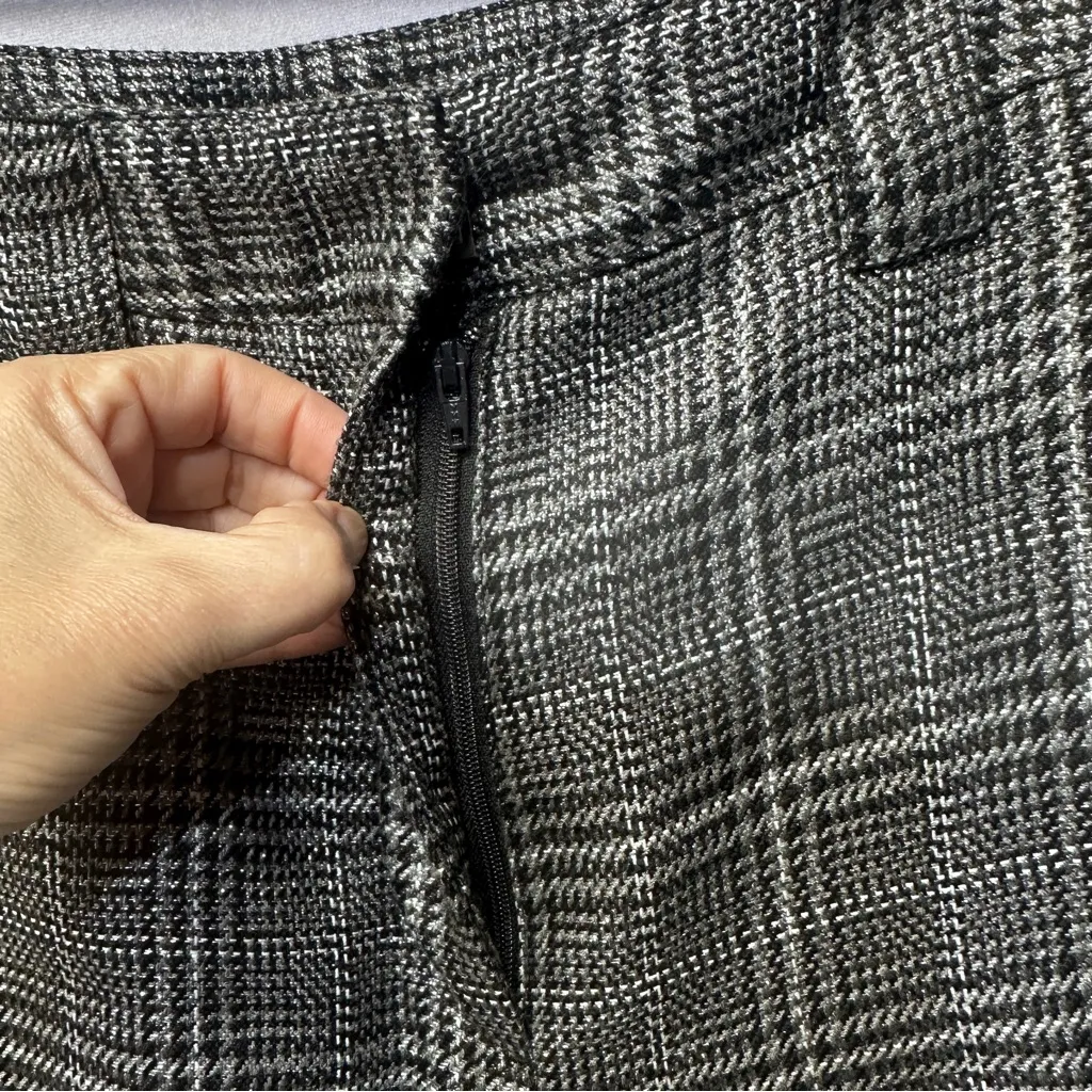 Worthington Black and Gray Tweed Sparkle Trouser Size 6 - Image 12