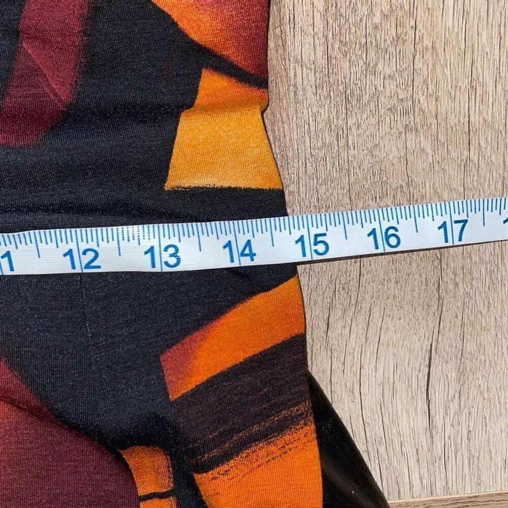 Vintage Joseph Ribkoff Womens‎ Geometric Mock Neck Midi Dress Multi Size 8 NWT - Image 8