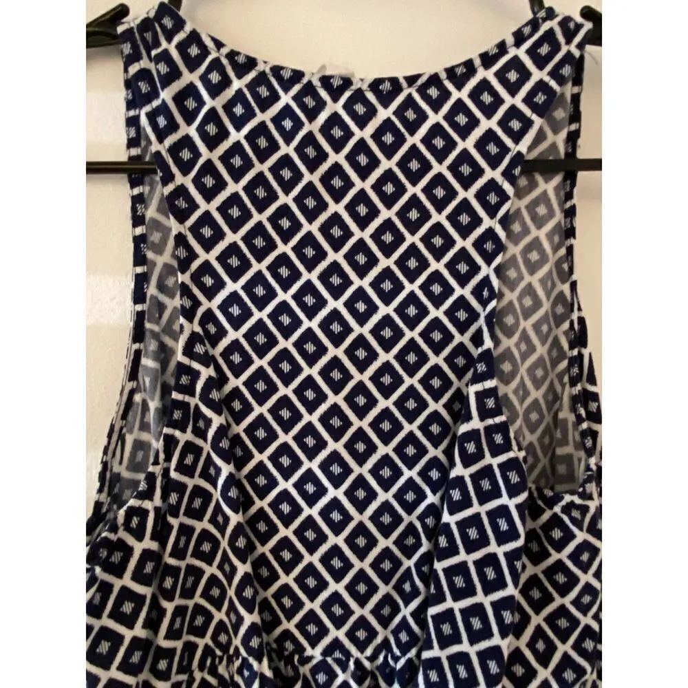 Jack by Navy White Racerback Scoop Neck Tank Top Women's Sz Small - Image 6