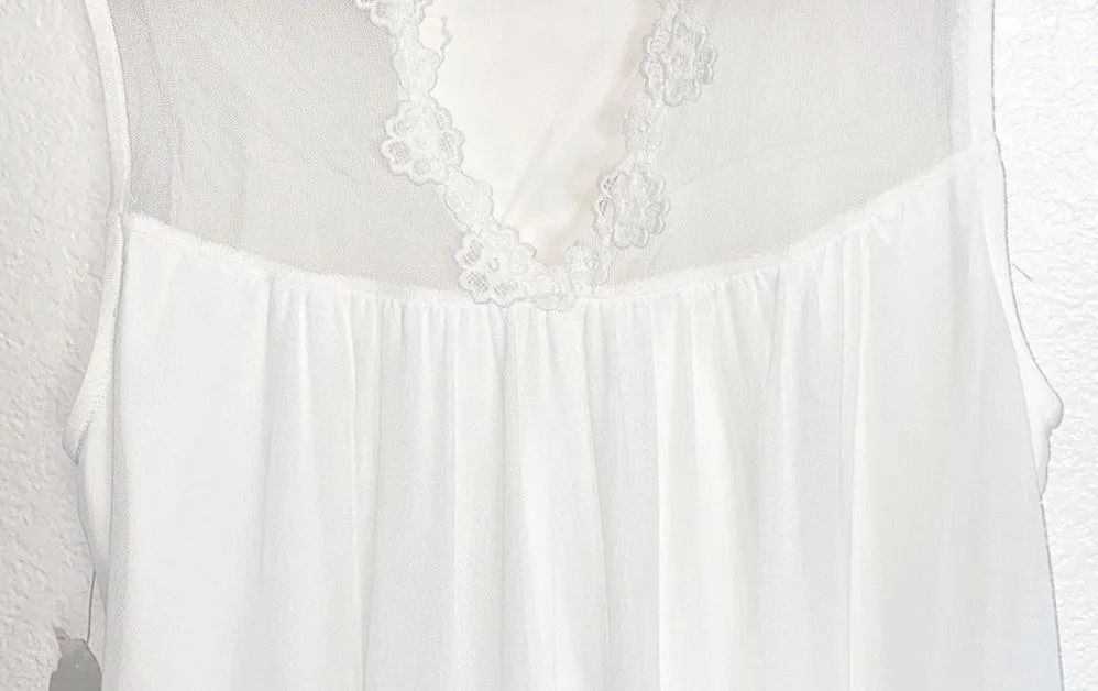 Altar'd State White Floral Keyhole Mesh Shift Mini Dress - Image 14