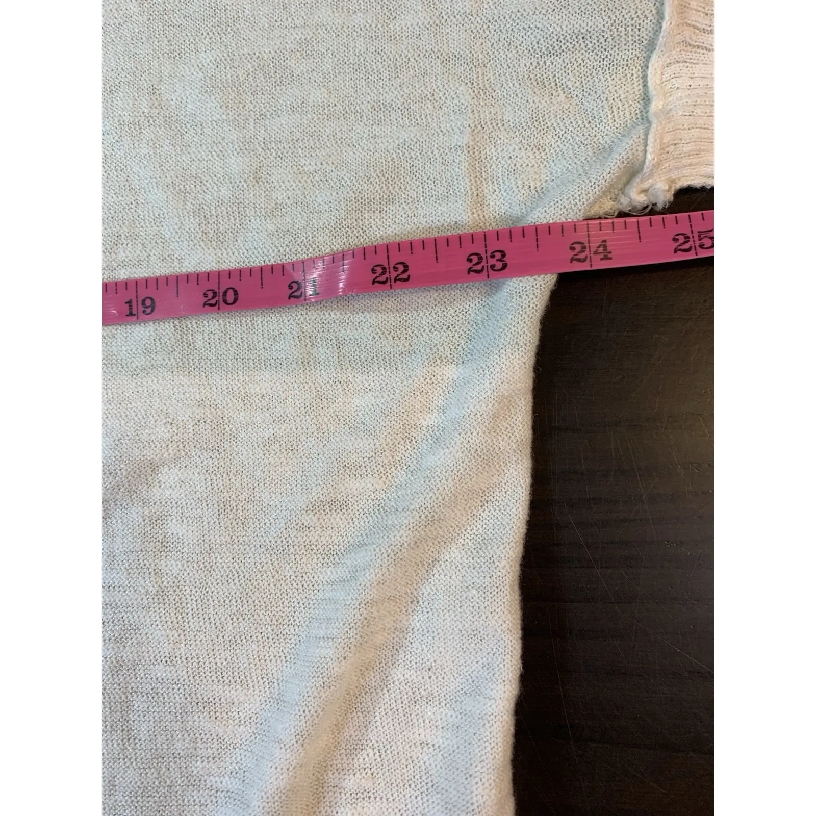 Free People Beach Boho Colorblock Linen Blend Sweater Women XS Oversized Resort‎ - Image 10