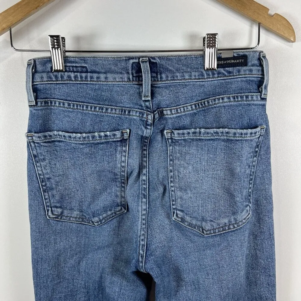 Citizens of Humanity Premium Vtg Olivia High Rise Slim Ankle Button Fly Jeans 25 - Image 8