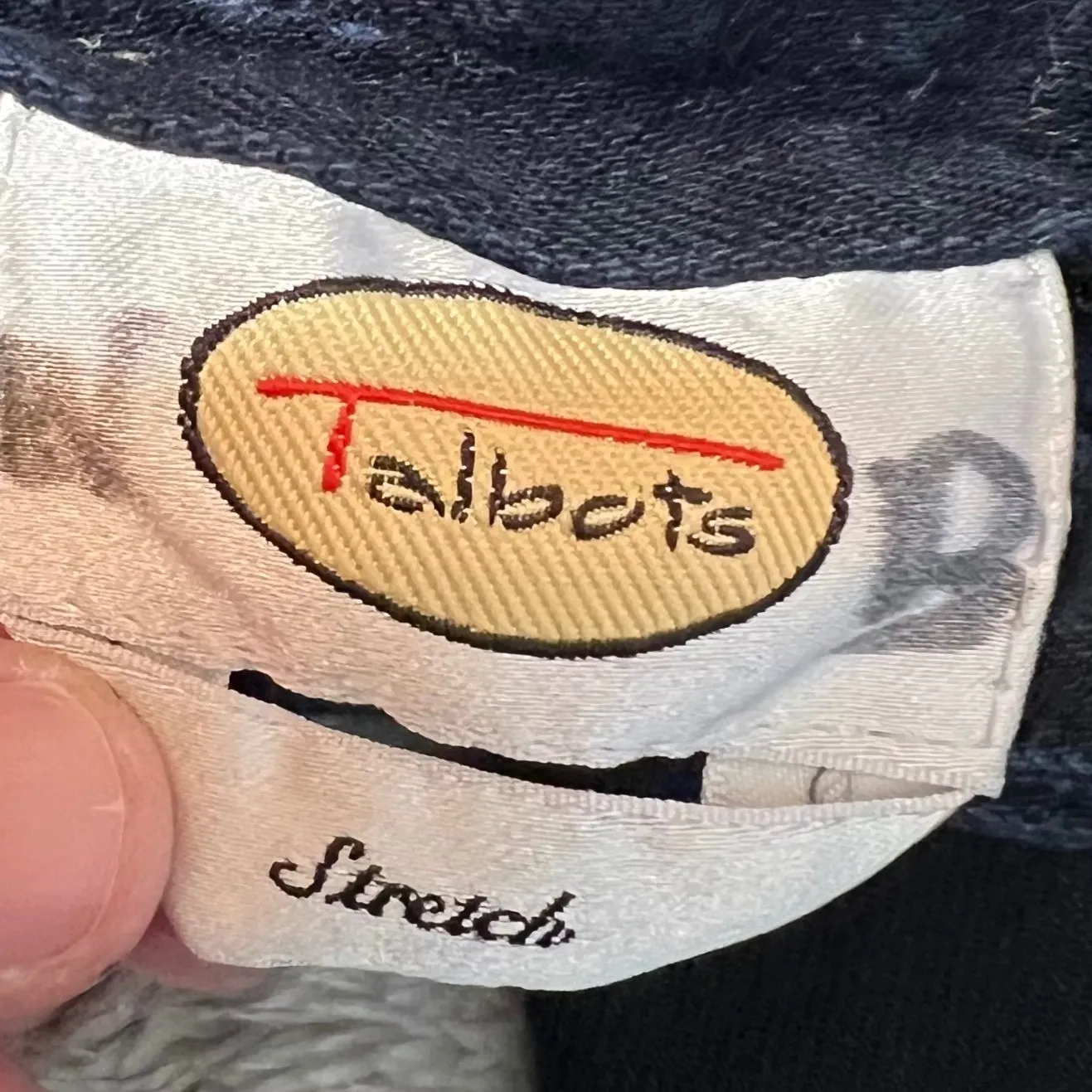 Talbots Dark Wash Blue Jeans Womens 16 Long Stretch Embroidered Pockets Casual - Image 5