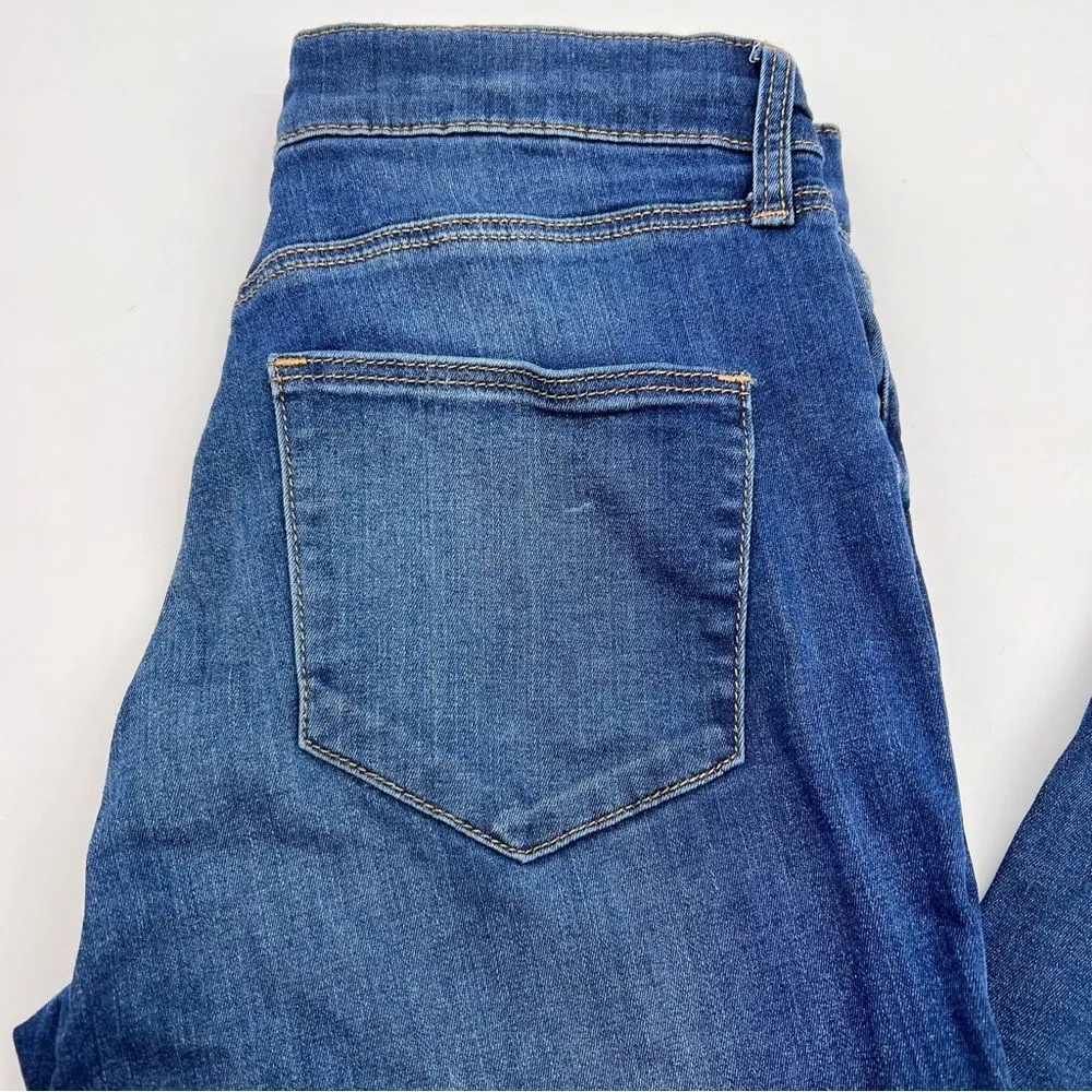 TopShop Women's Moto Leigh Skinny Leg Mid Rise Dark Wash Size W26 to Fit L32 - Image 4