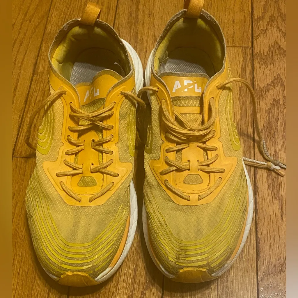 Women's Yellow APL Streamline‎ V Running Shoes Size 7.5 Athletic Propulsion Labs - Image 2