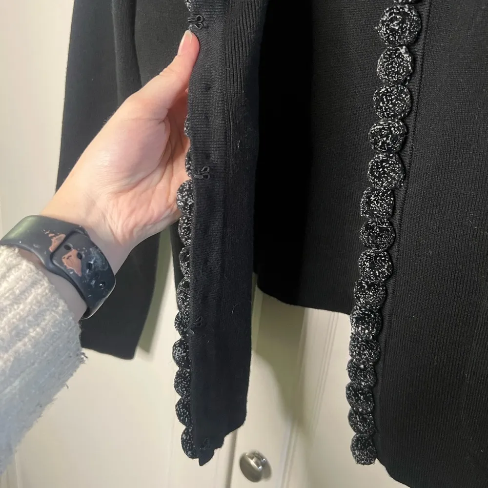 Vintage Talbots Pom Pom Cardigan - Image 4