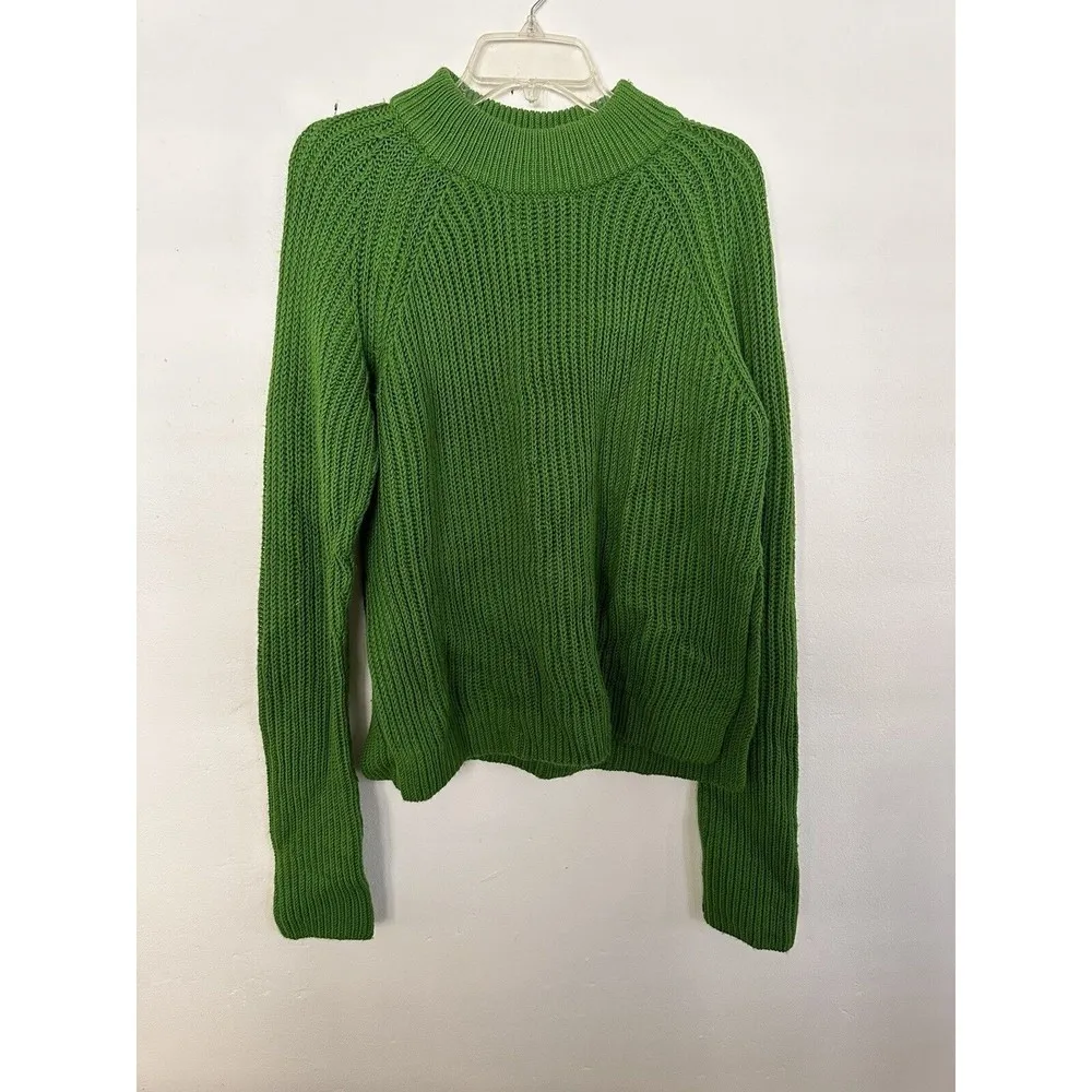 Club Monaco Women Green Pullover Sweater Small/petite - Image 5
