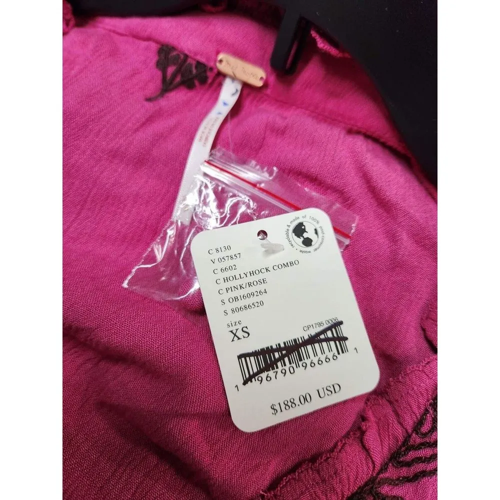 Free People Riley Embroidered Maxi Dress Size Xs - Image 6