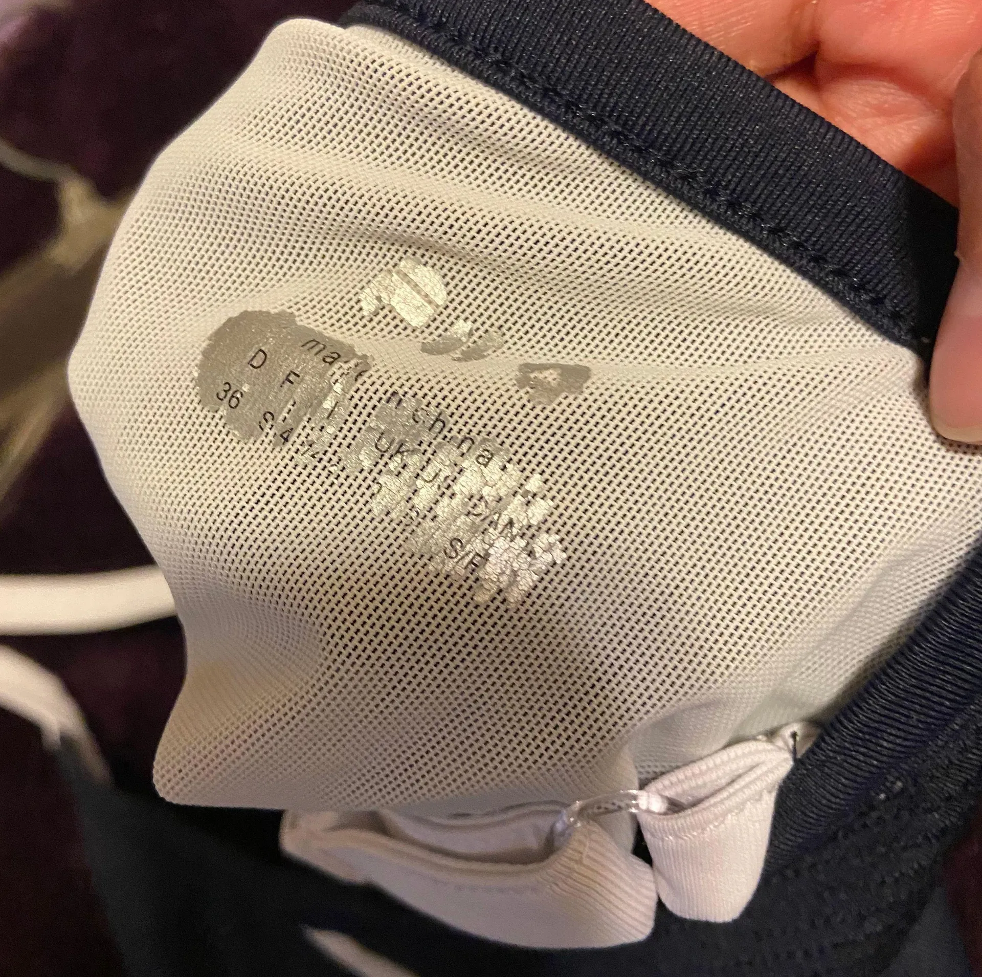 Navy Blue Workout Top Small - Image 5