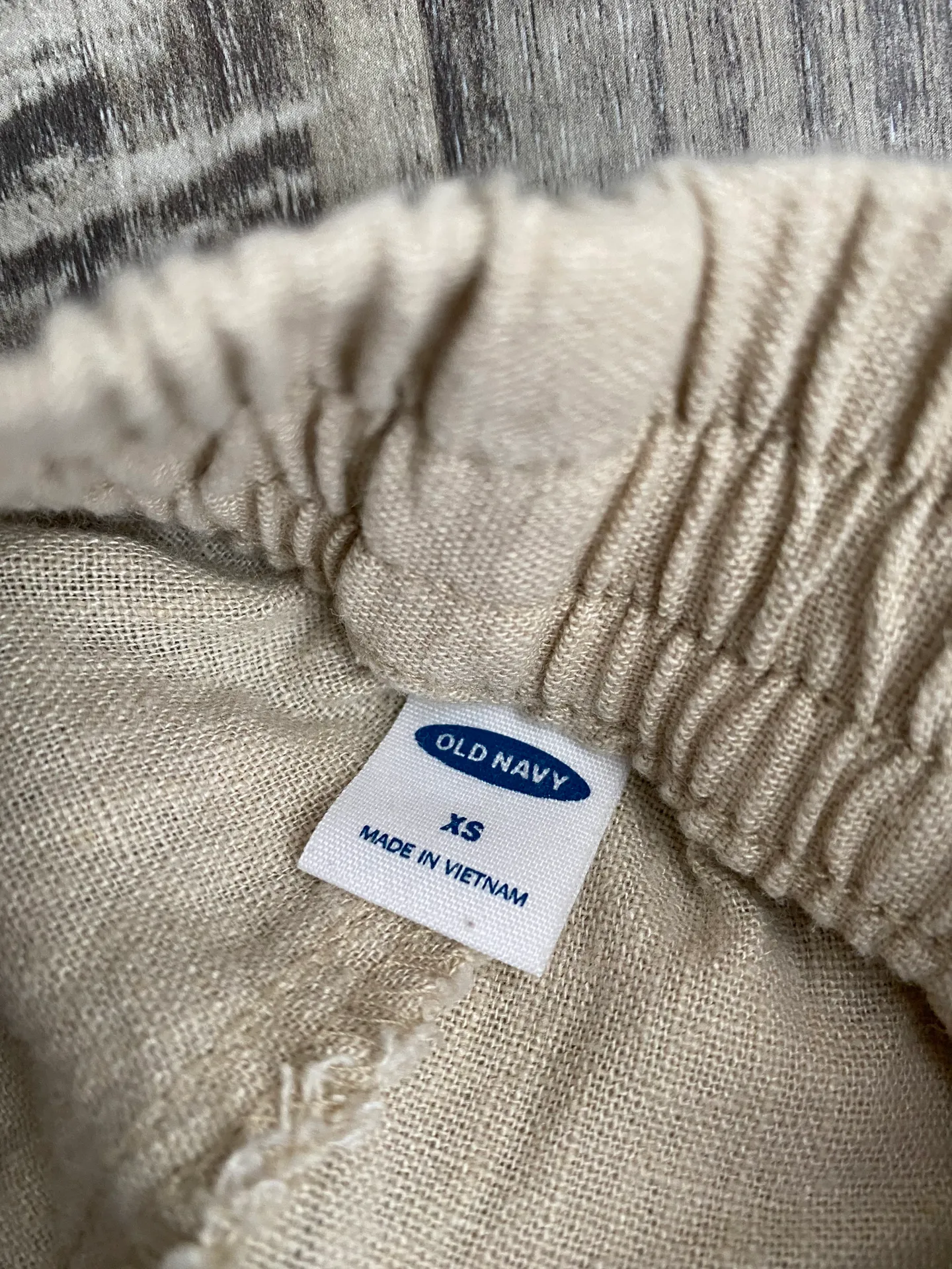 stone linen flowy pants  - Image 6