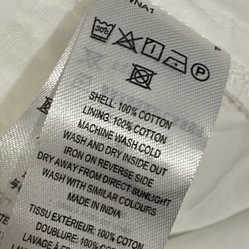 French Connection  White Eyelet Shorts - Image 7