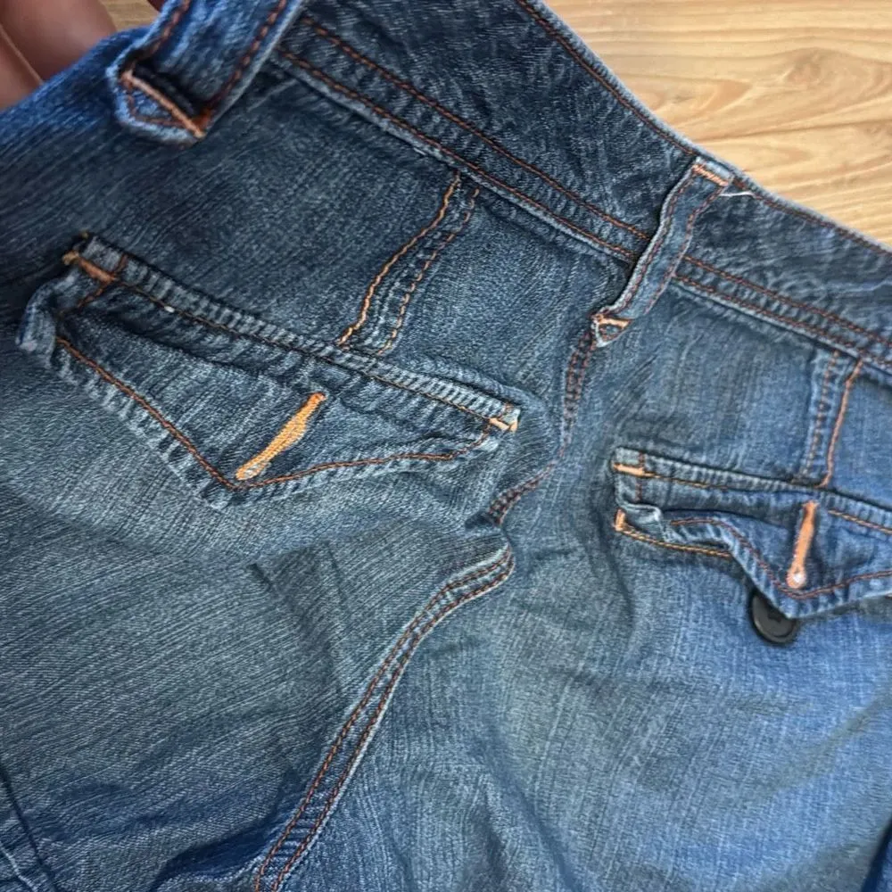 Vintage Ralph Lauren Polo Denim Jean Pleated Front Shorts Womens Size 6 100% Cot - Image 9