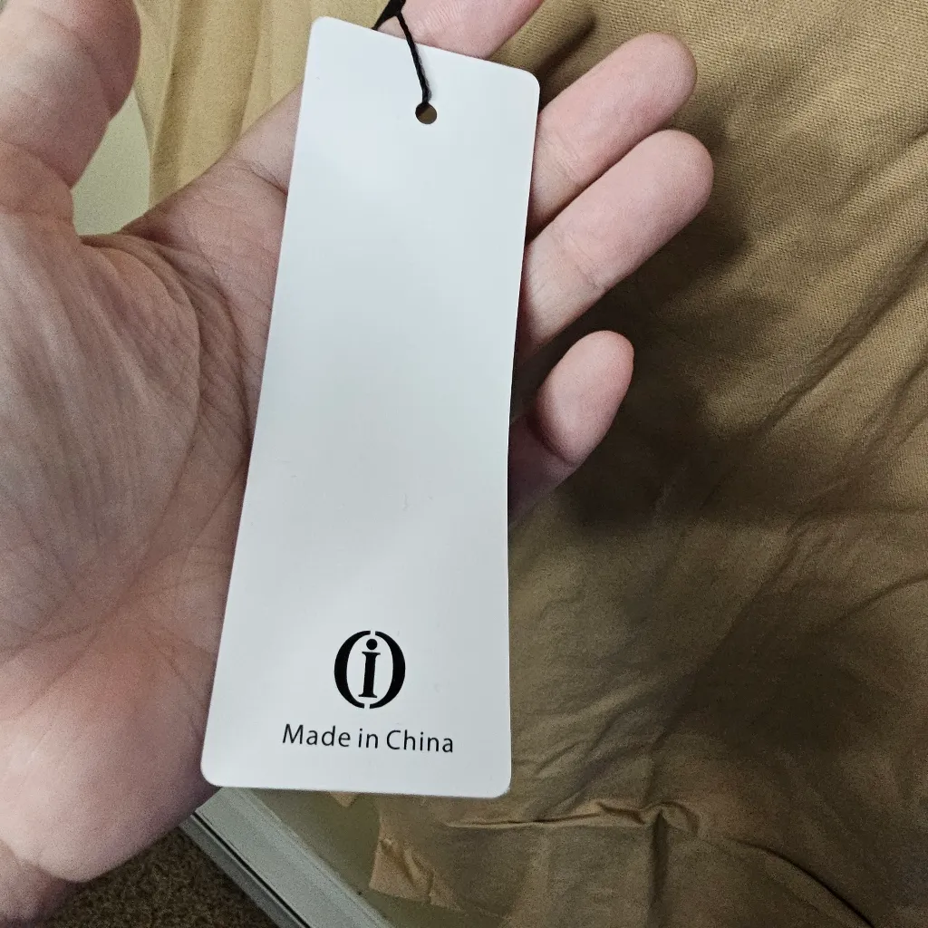 IDEALSANXUN Women's Cotton Linen Vest Casual Sleeveless Blazer Khaki XL Tan - Image 4