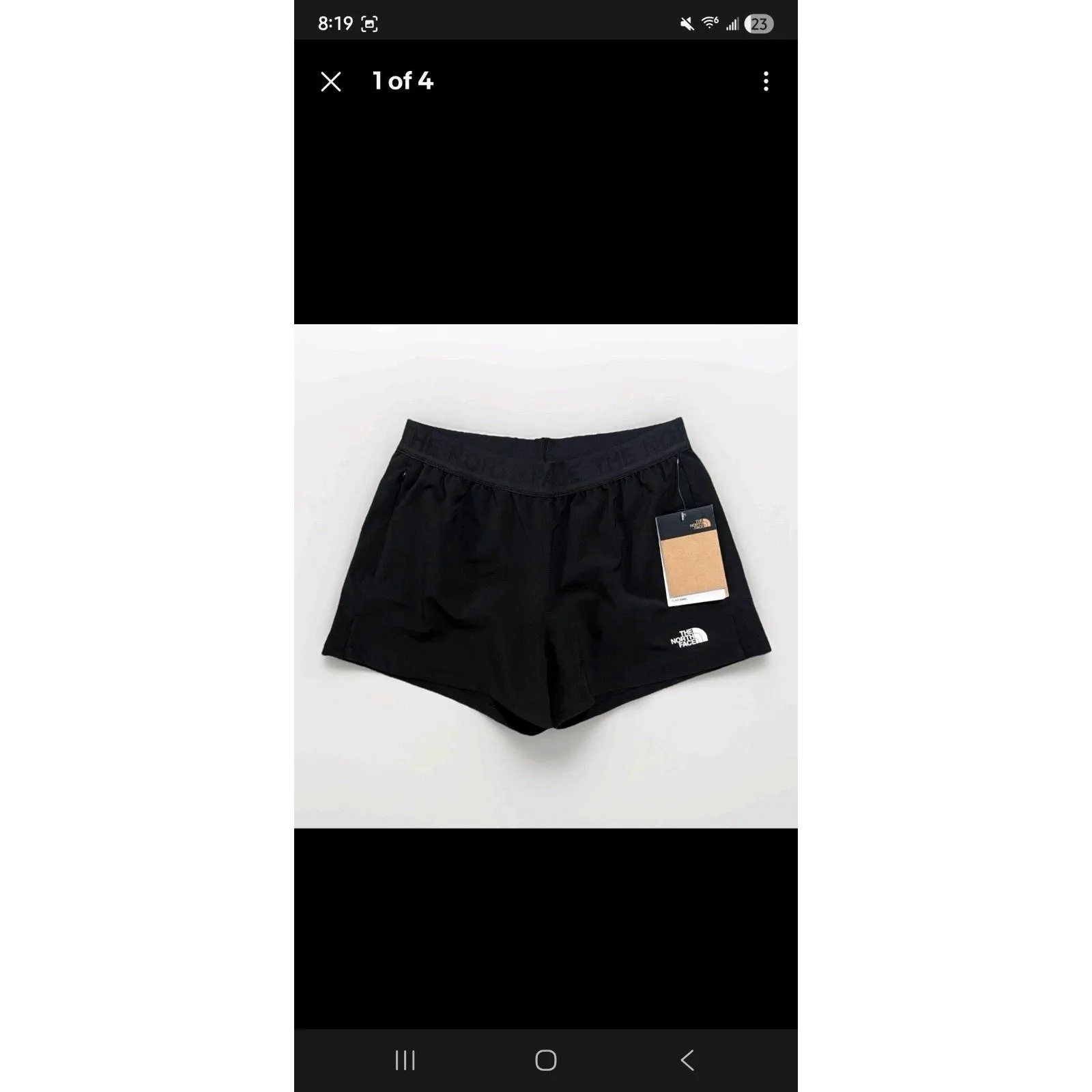 NEW The North Face Women's Wander Shorts Run Black Lined Size Large MSRP $50 - Image 4