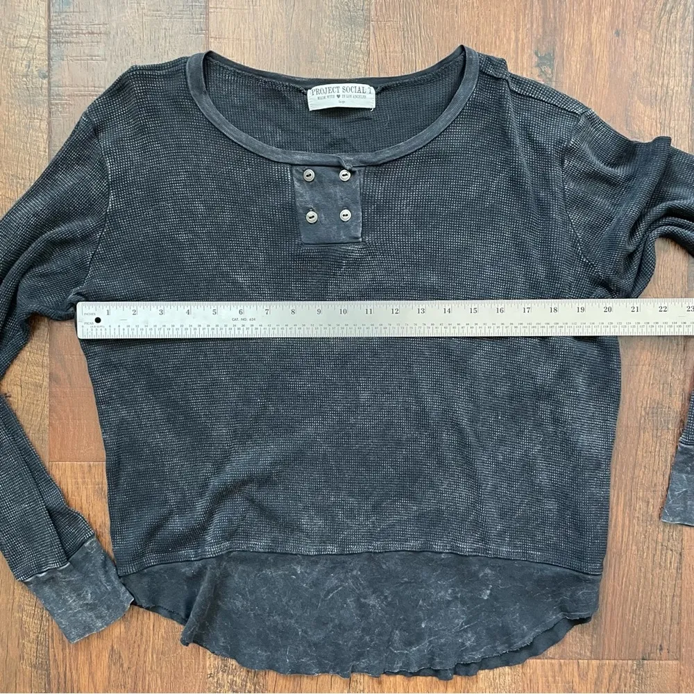 PROJECT SOCIAL T black top, size Large - Image 7