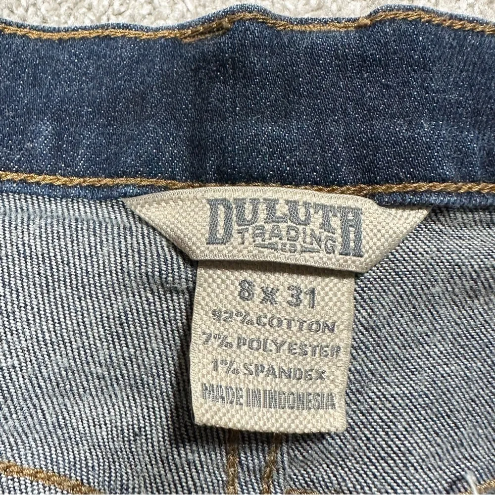 Duluth Trading Co Women's Daily Denim Bootcut Jeans Mid Rise Medium Wash 8X31 Blue Size 8 - Image 11
