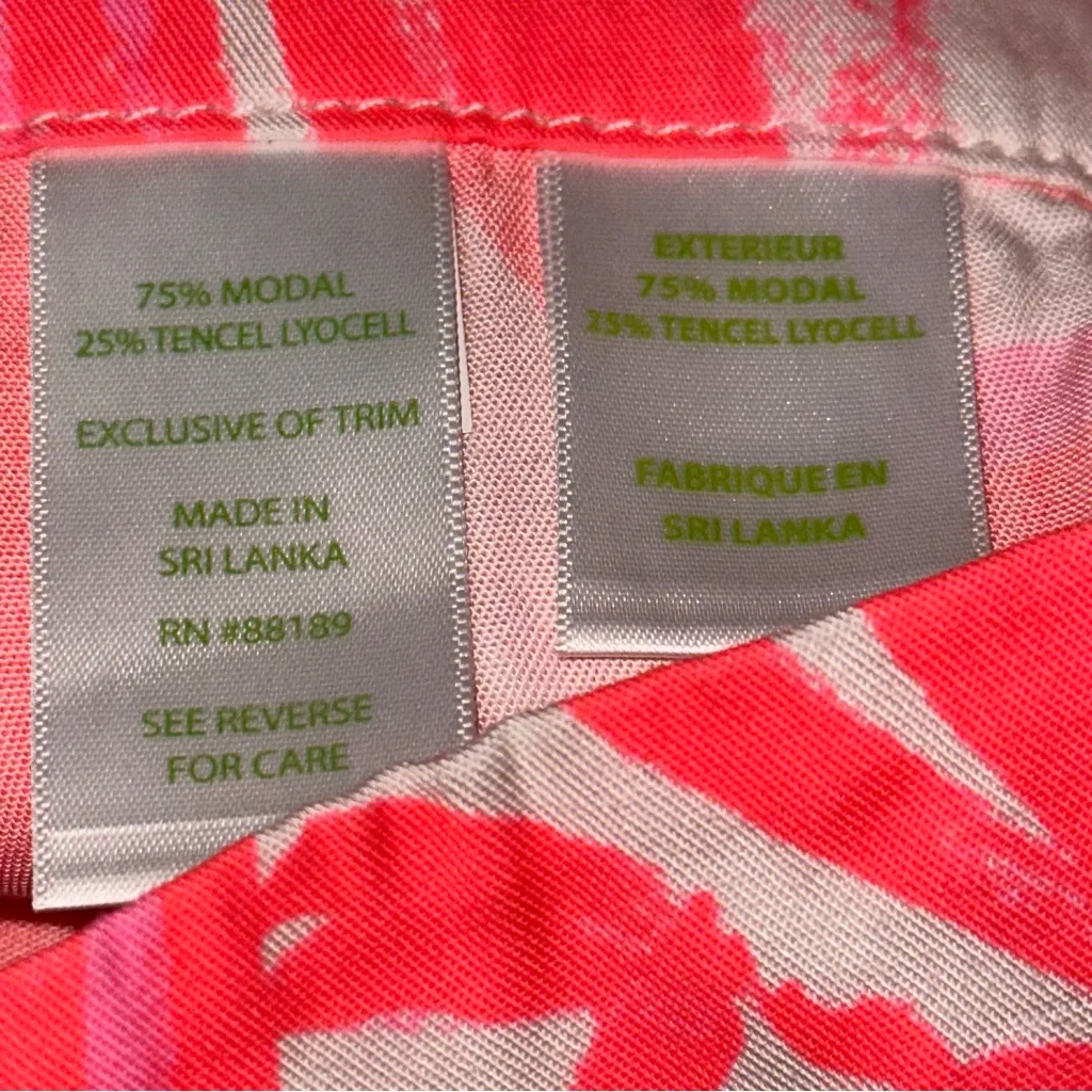 Lilly Pulitzer Women’s Size M Pink Sun Ray Shimmy Dahlia Scalloped Beach Shorts - Image 6