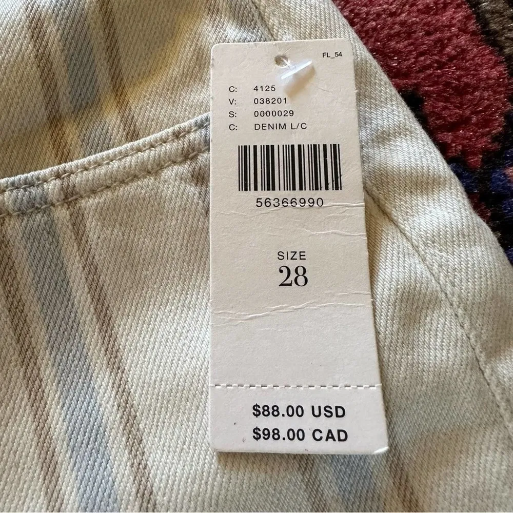 NWT Pilcro High-Rise Striped Boyfriend Denim Shorts - Image 8