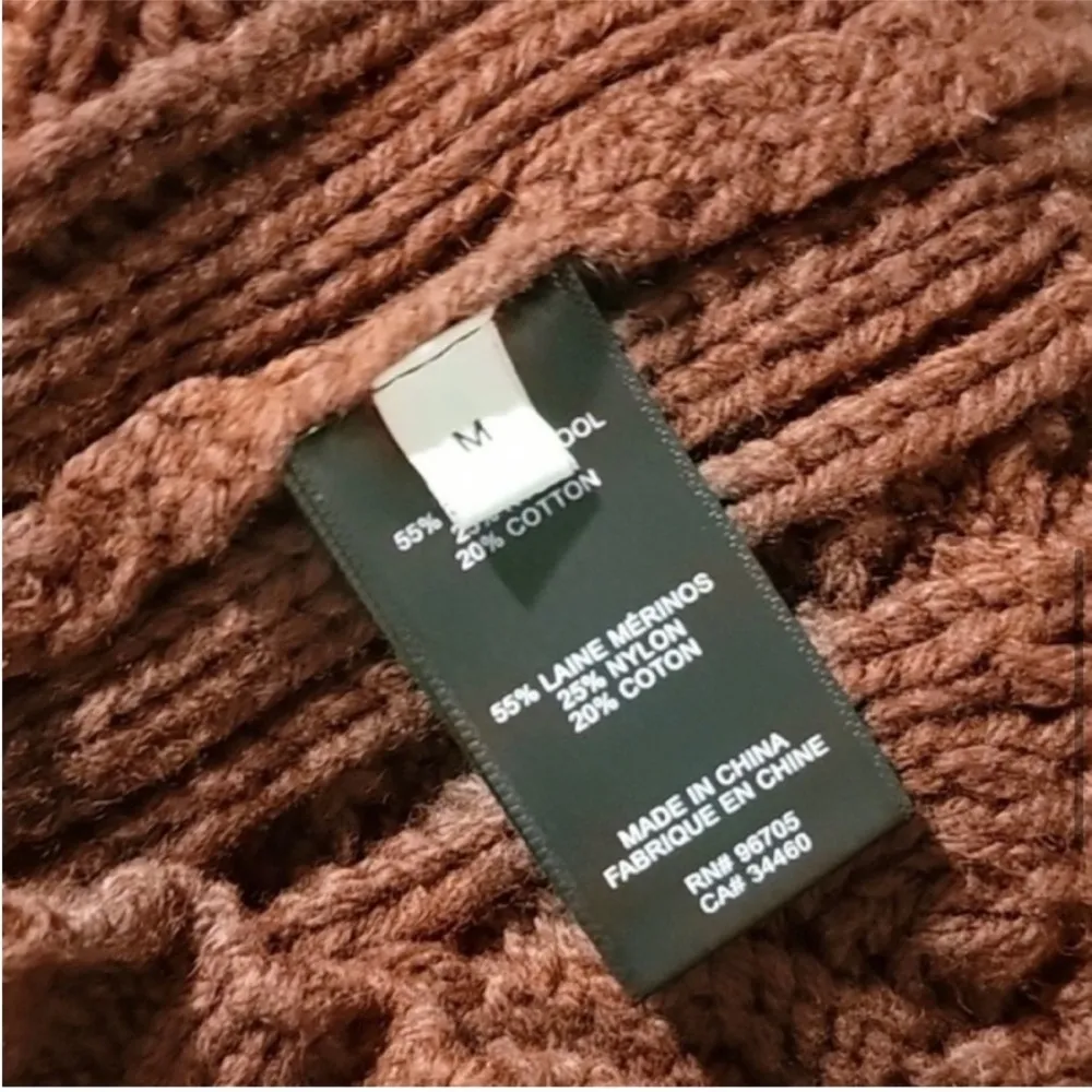 Rebecca Taylor rich mahogany mock neck sweater - Image 6