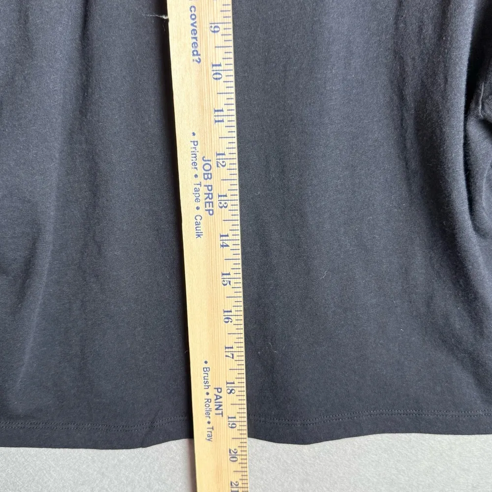 Brand New Aerie Bubble Sleeve T-Shirt Cropped Relaxed Fit Black size XS NWT - Image 11