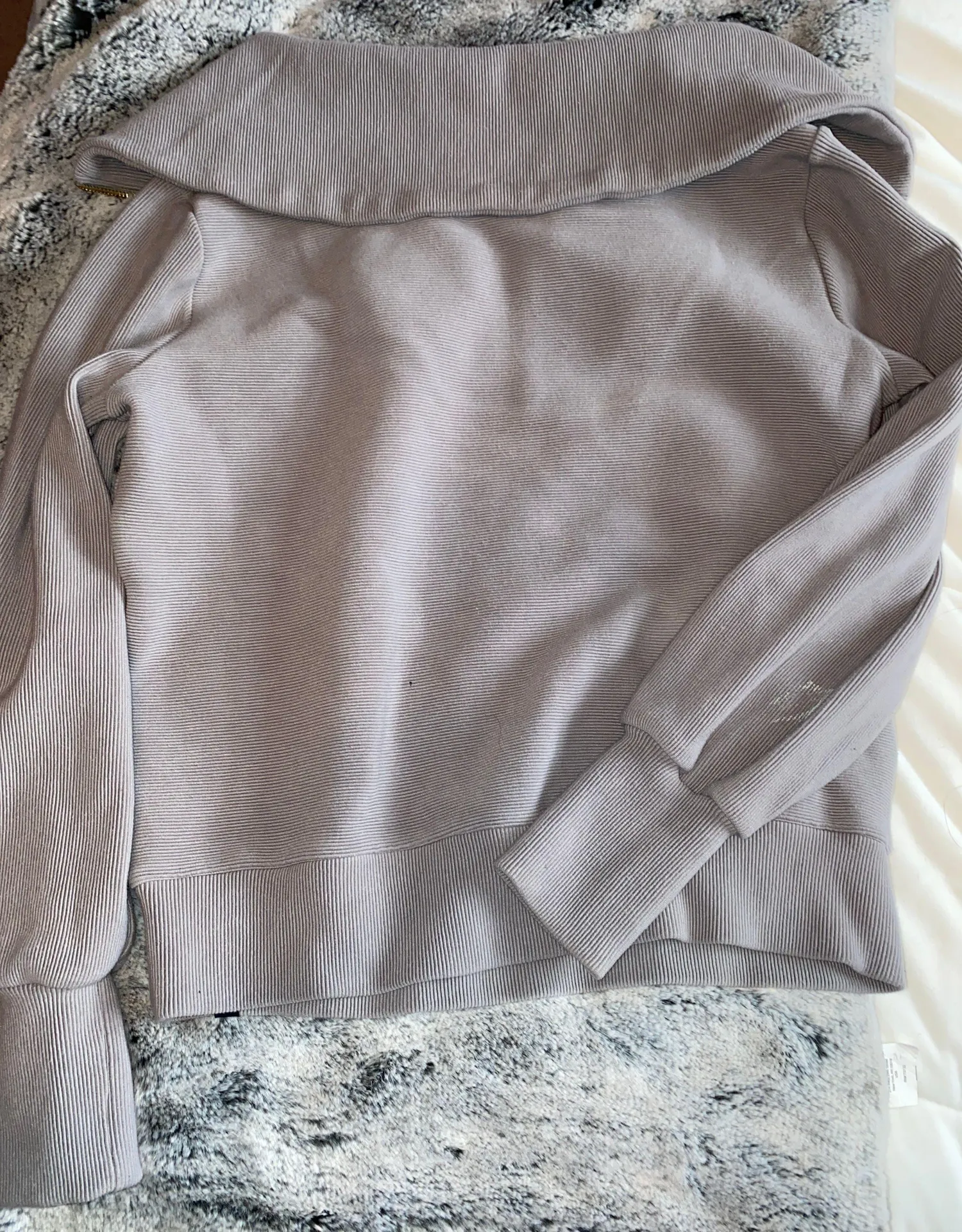 Varley Grey Quarter Zip  - Image 4