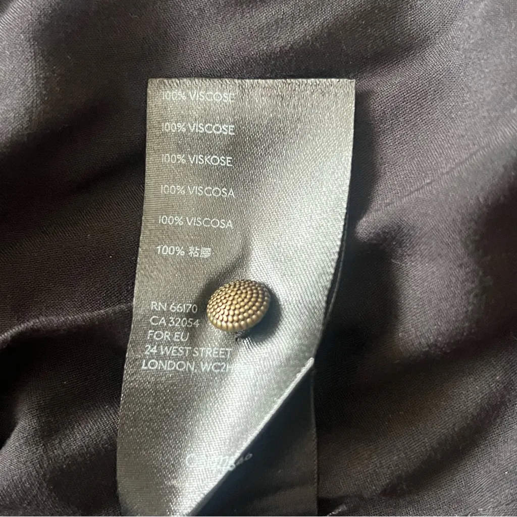 Anthropologie Kenzie Asymmetrical Retro
Mod Geometric Print Midi Dress Size 8 - Image 12