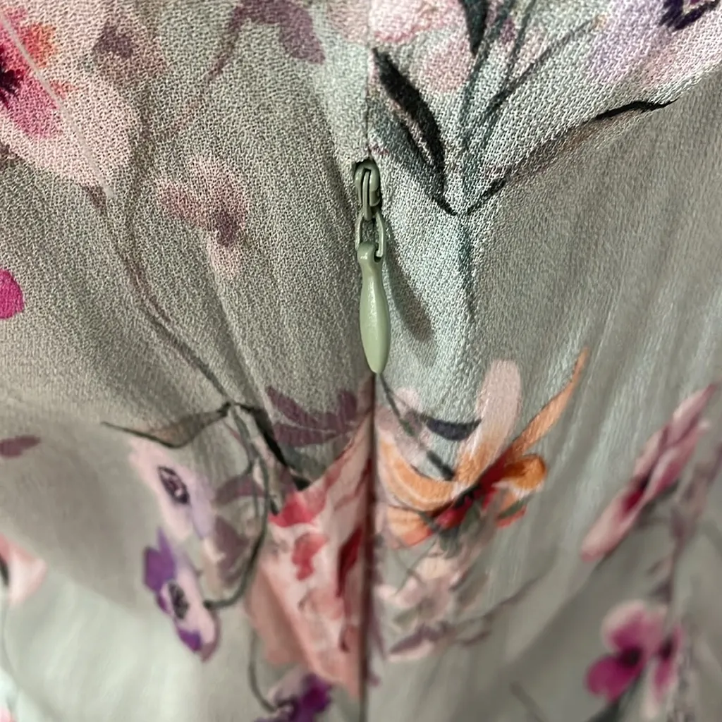 Yumi Kim Floral Jenna Long Sleeve Dress in Mint Green - Image 6