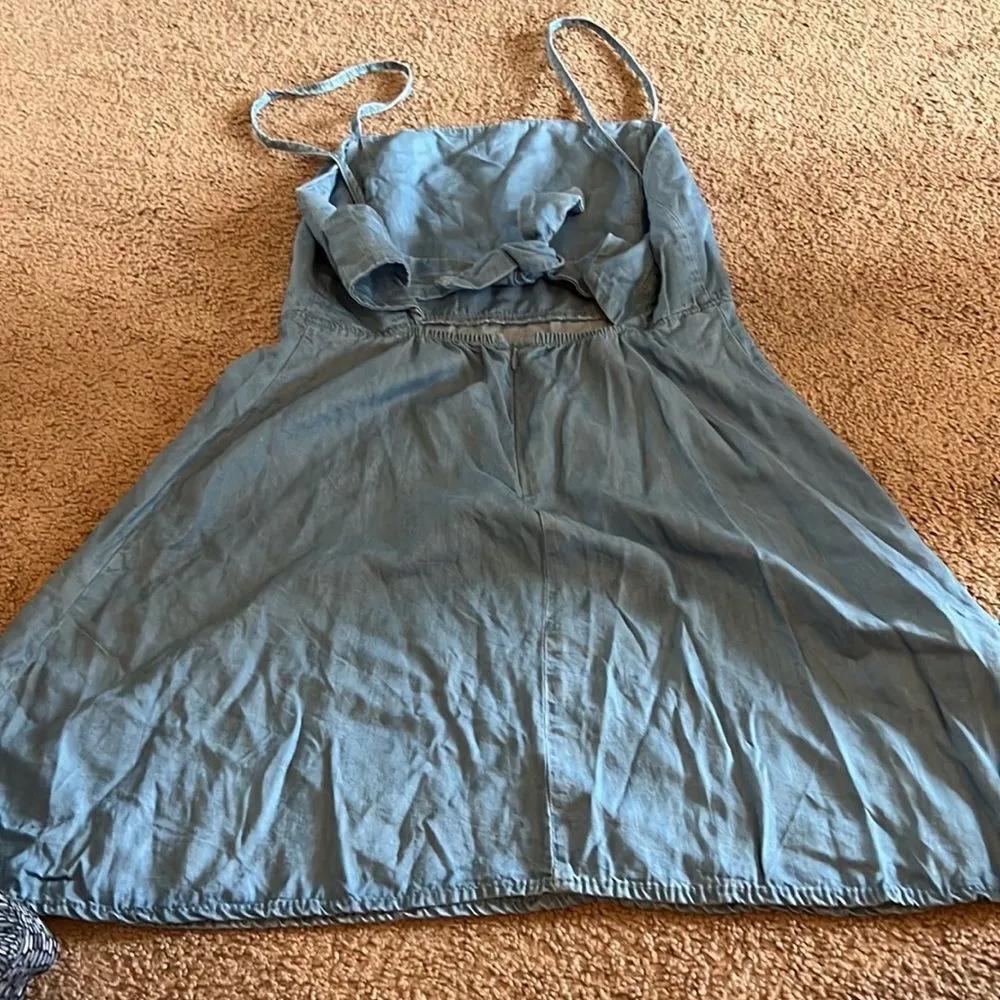Bershka denim mini dress M - Image 4