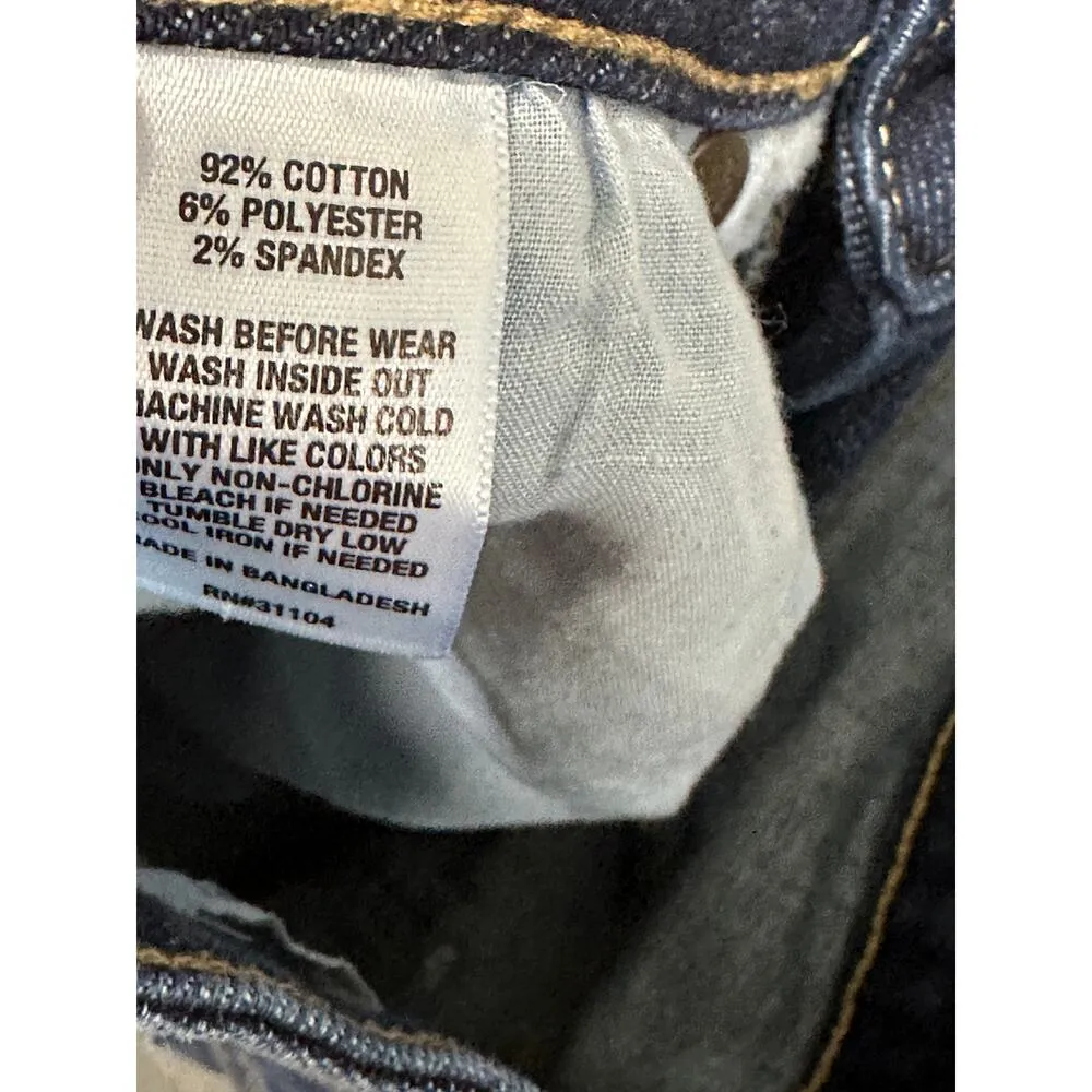 True Craft Shorts Women 7 Blue Medium Wash Denim Distressed Mom Short Jean - Image 5