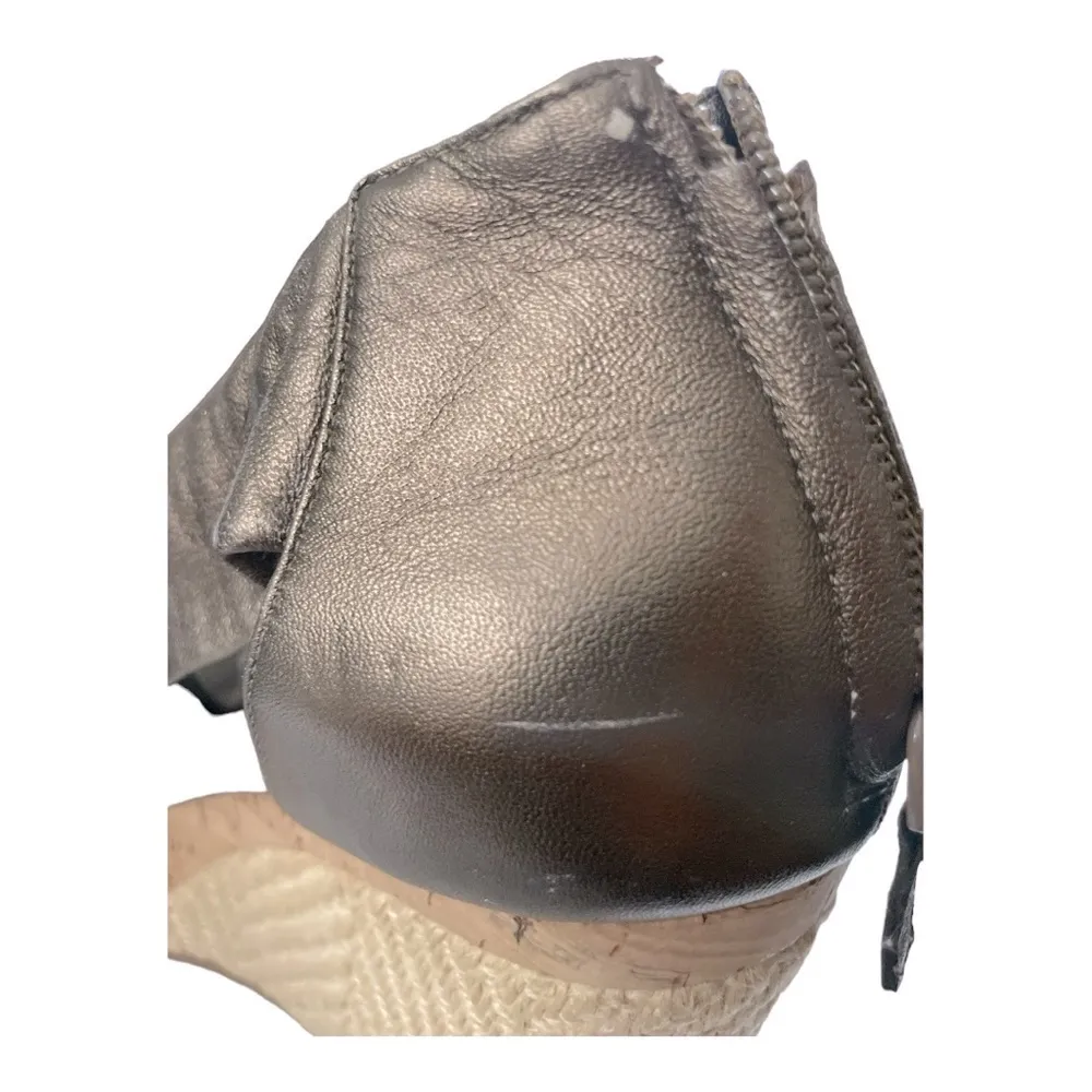 COLE HAAN Size 10.5 Bronze Delfina Espadrille Wedges
Sandals Shoes w/ N. Air - Image 11