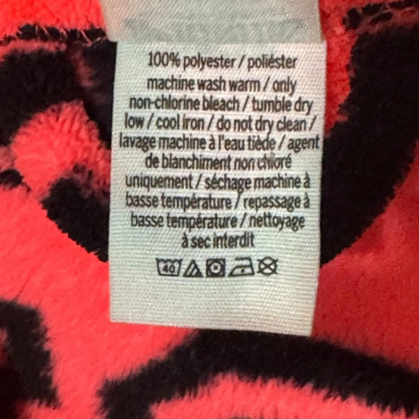 Victoria's Secret PINK Women's XS Pink Fleece Tie Closure Robe - Image 3