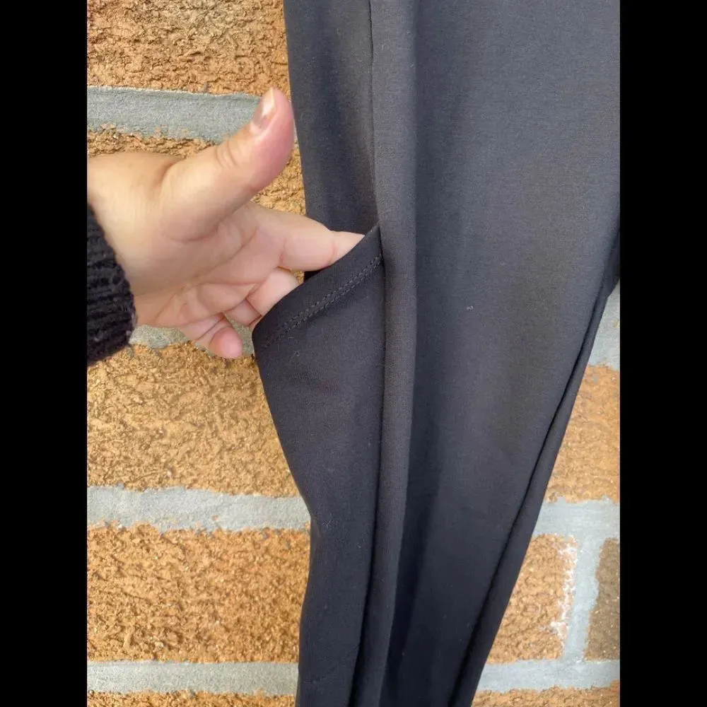 Betabrand Straight-Leg | Plentiful-Pocket Dress Pant Yoga Pants small - Image 3