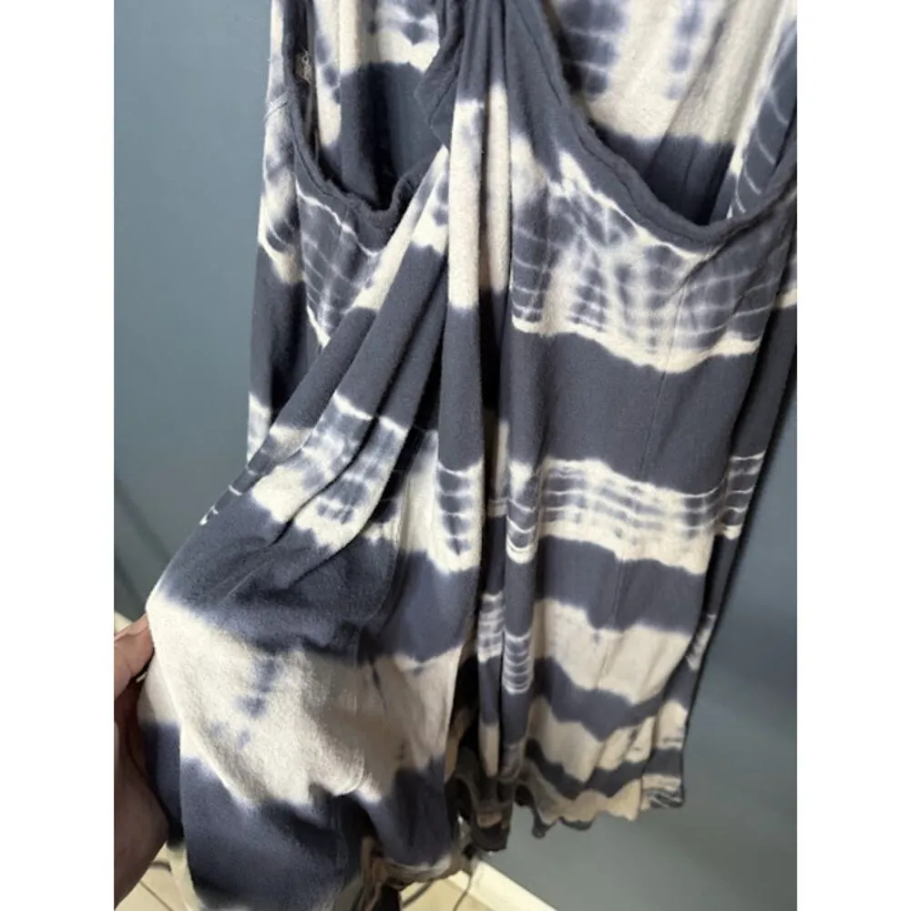We the Free Tie Up Tunic Dress Tie Dye Cotton Blend Short Layering Dress Size Sm - Image 7