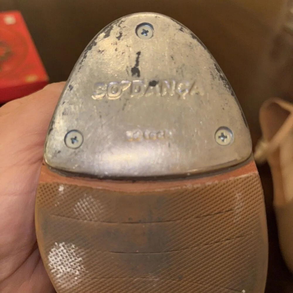 Tap Shoes SoDanca TA55 Caramel W7L Adult Single Strap Size 7 - Image 7