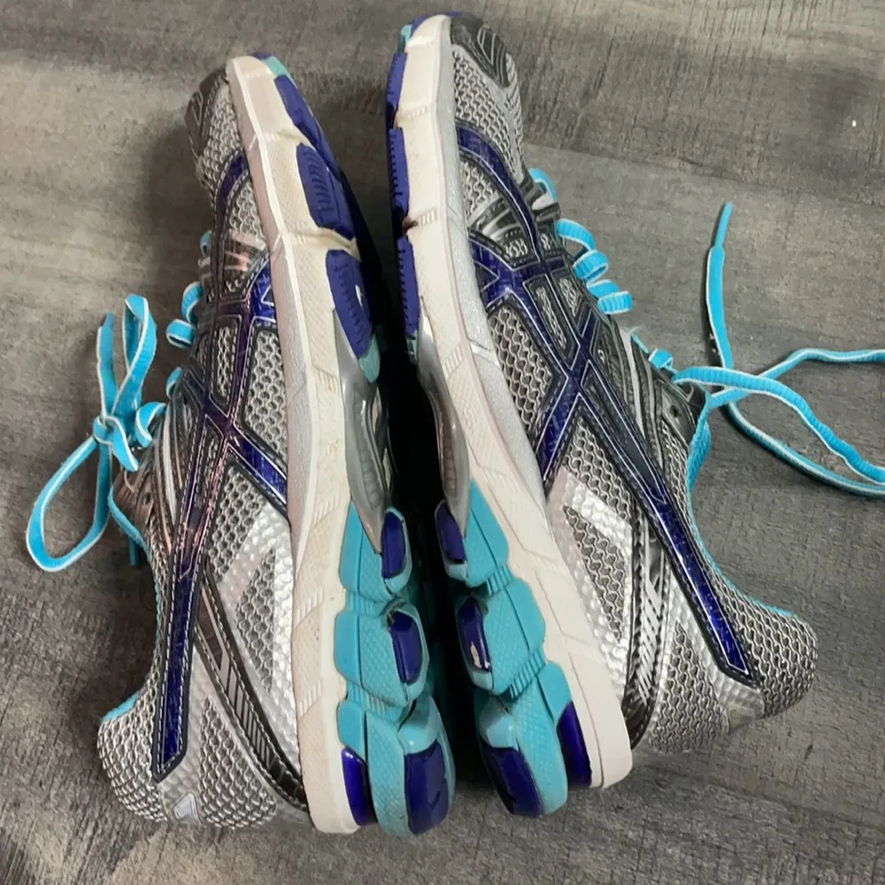 ASICS Gel GT-1000 Titanium Iris & Turquoise size 8 - Image 6