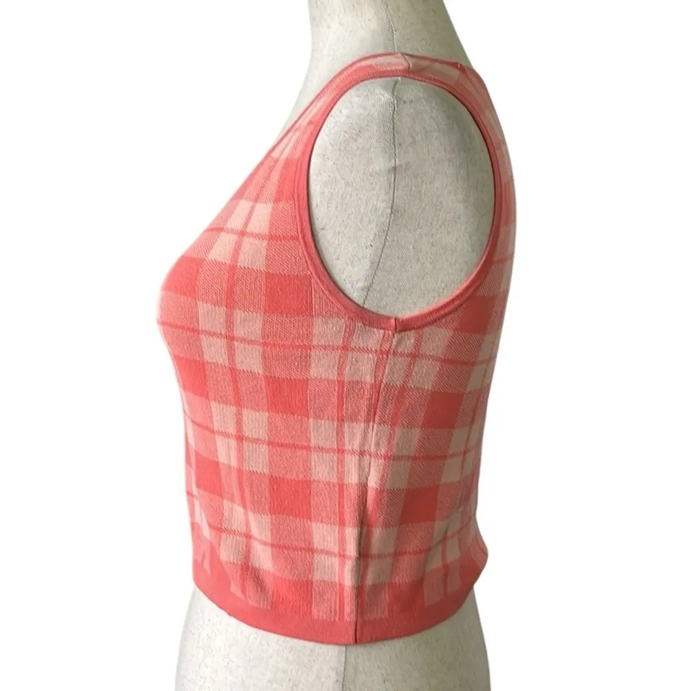 Kate Spade  Lychee Plaid Sweater - Image 7