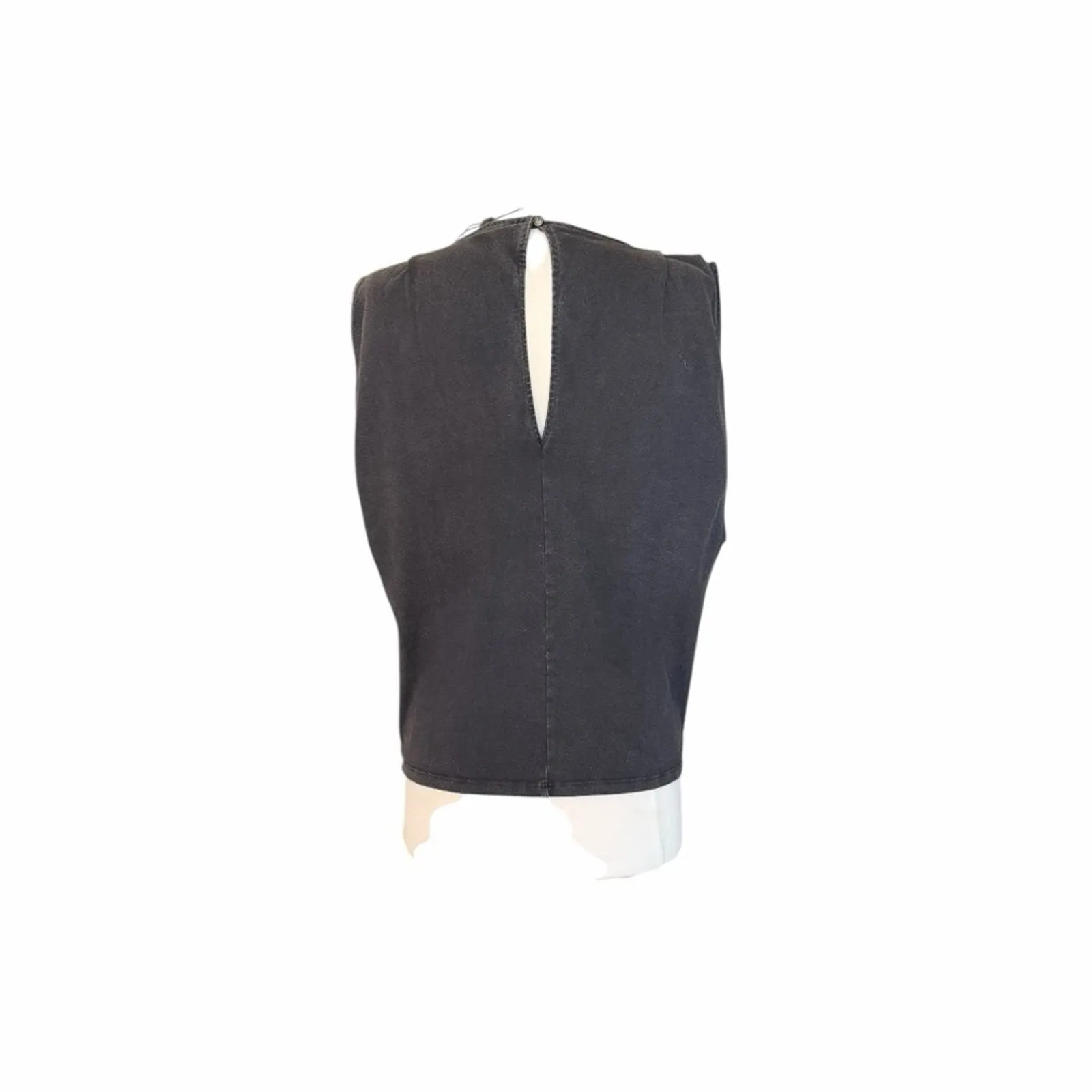 The Kooples Snake Graphic Edgy Tank Top Black Gothic Rock Style Size 0 NWT - Image 5